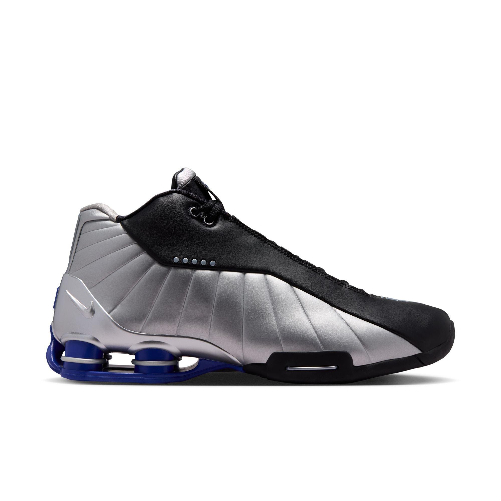Nike Shox BB4 "Metallic Silver" Men's Basketball Shoe - BLACK/METALLIC SILVER/LAPIS