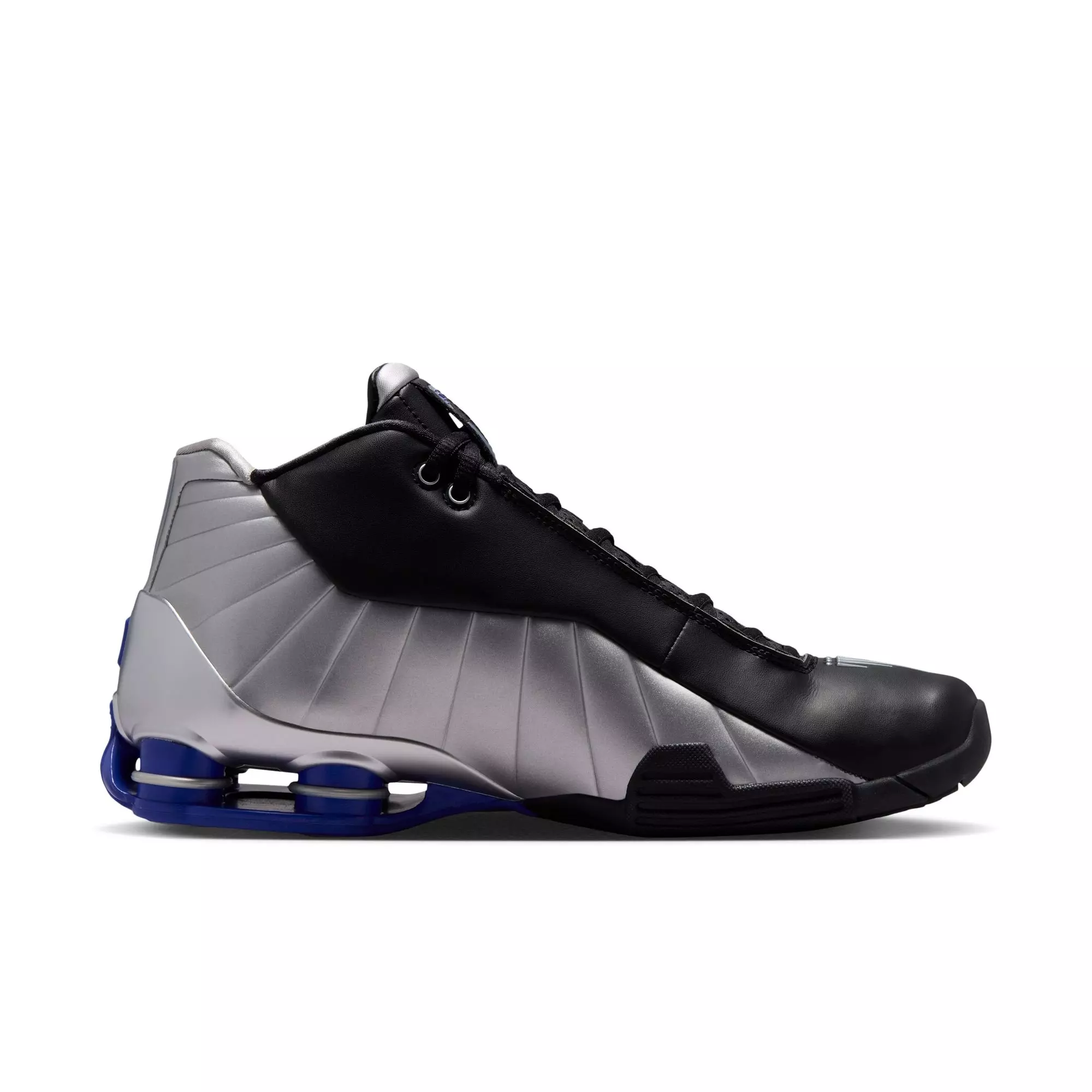 Nike Shox BB4 "Metallic Silver" Men's Basketball Shoe - BLACK/METALLIC SILVER/LAPIS