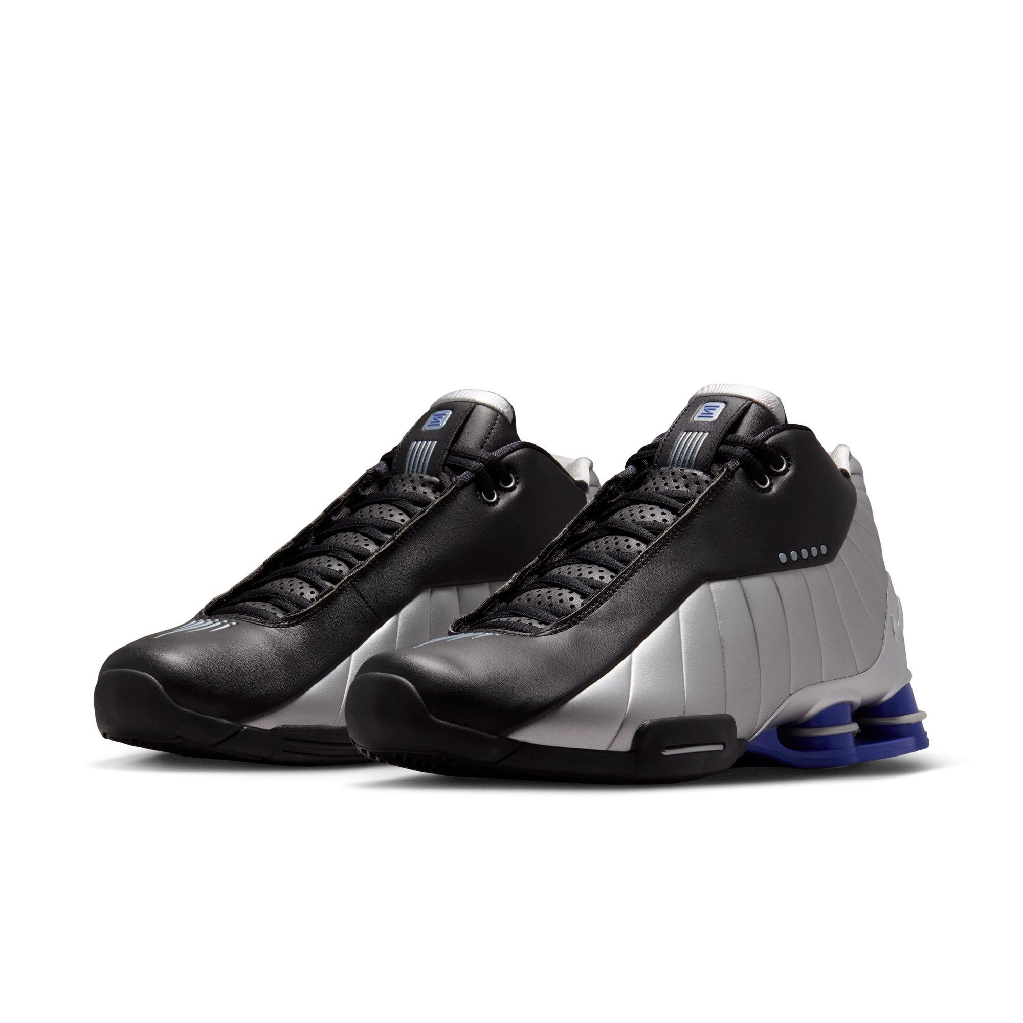 Nike Shox BB4 "Metallic Silver" Men's Basketball Shoe - BLACK/METALLIC SILVER/LAPIS