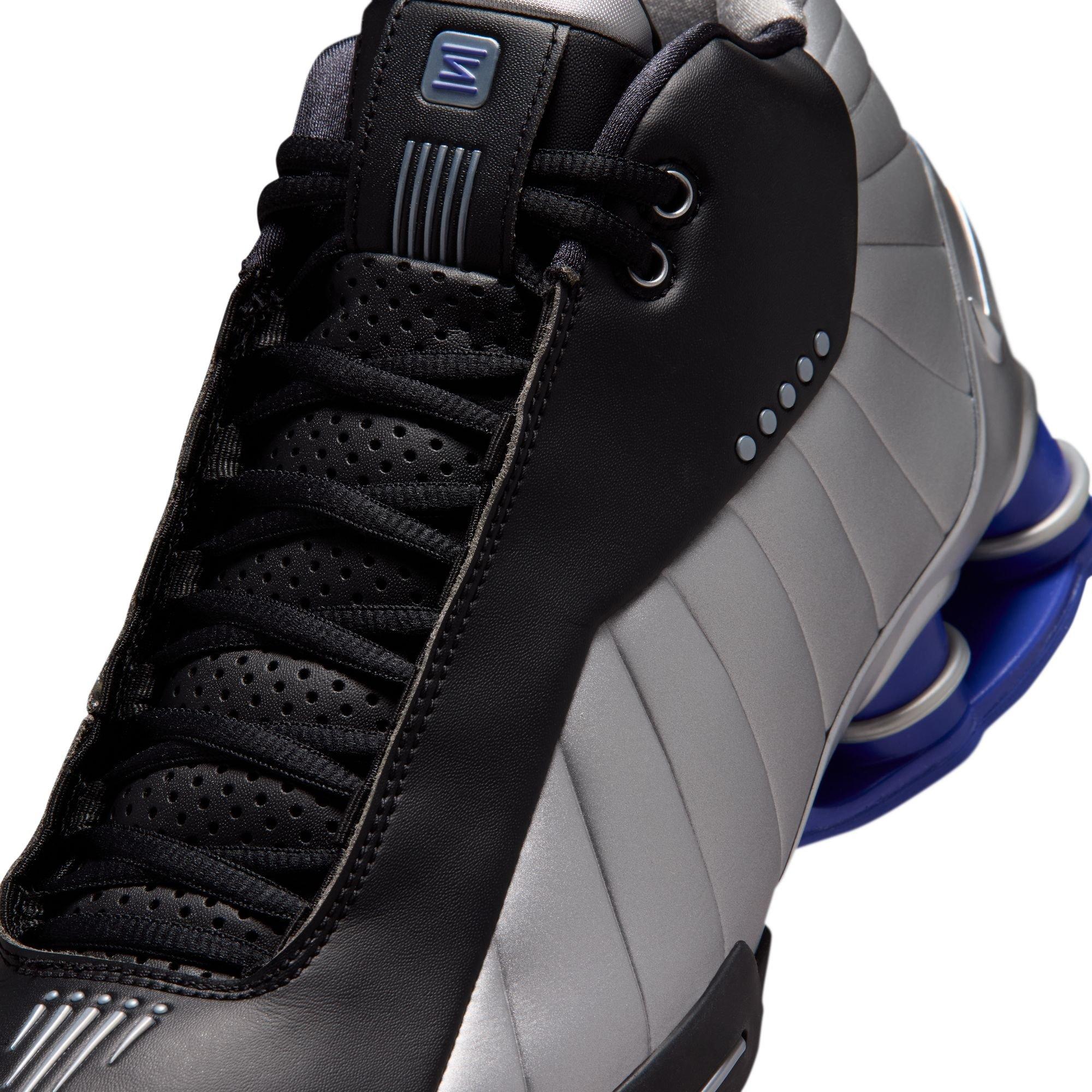 Nike Shox BB4 "Metallic Silver" Men's Basketball Shoe - BLACK/METALLIC SILVER/LAPIS