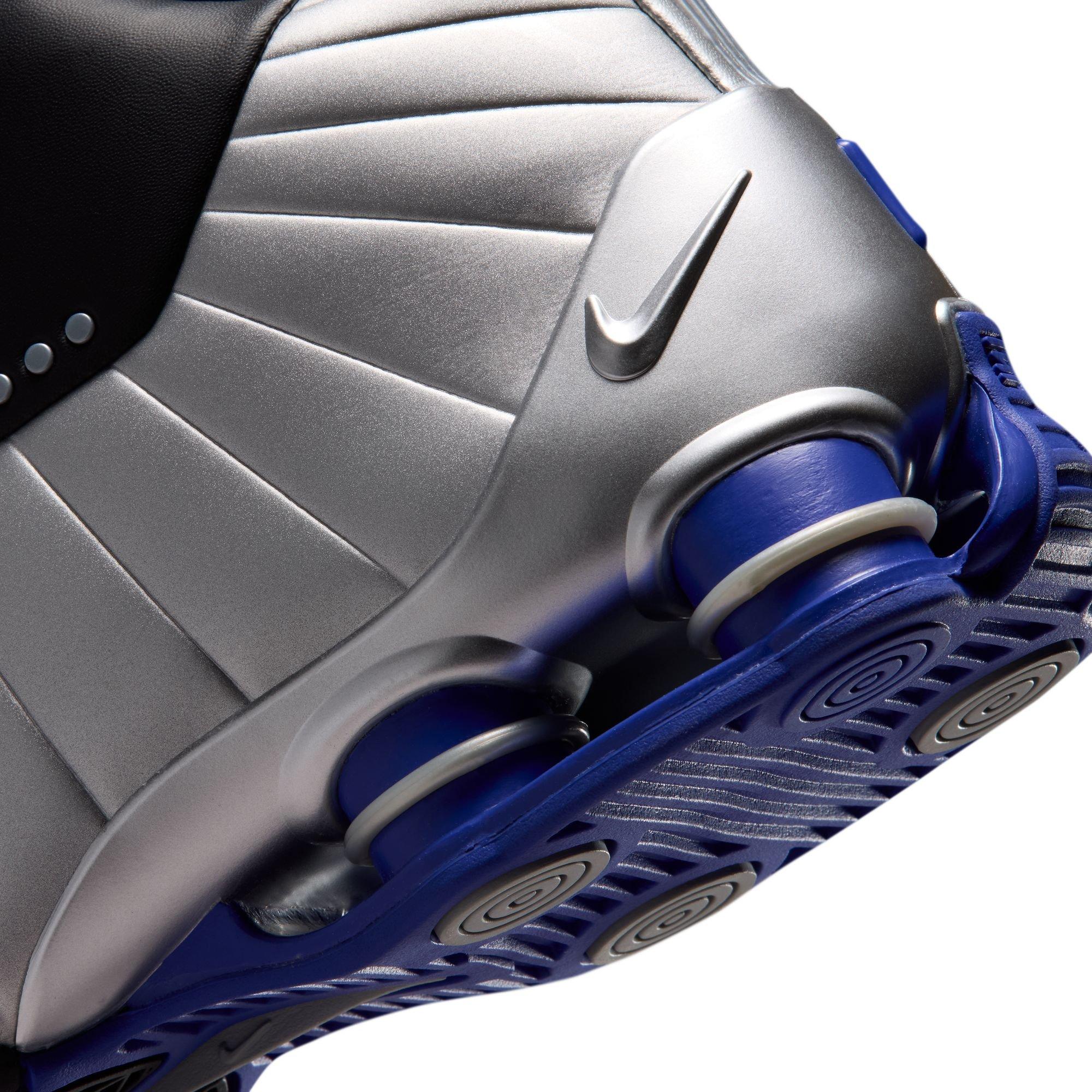 Nike Shox BB4 "Metallic Silver" Men's Basketball Shoe - BLACK/METALLIC SILVER/LAPIS