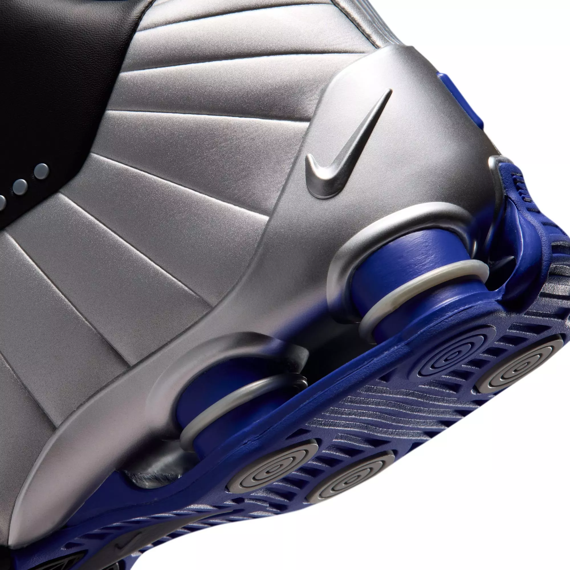 Nike Shox BB4 "Metallic Silver" Men's Basketball Shoe - BLACK/METALLIC SILVER/LAPIS