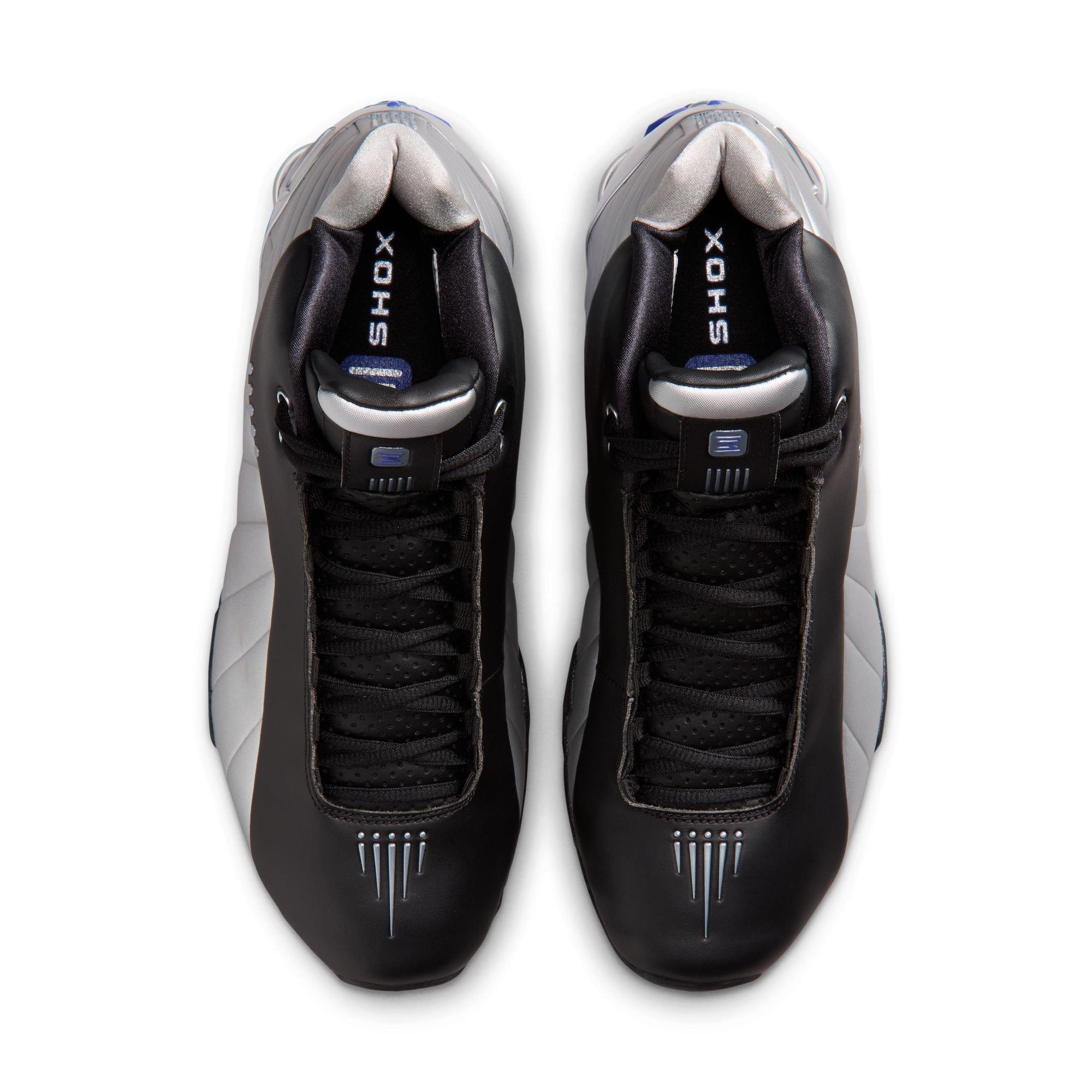 Nike Shox BB4 "Metallic Silver" Men's Basketball Shoe - BLACK/METALLIC SILVER/LAPIS