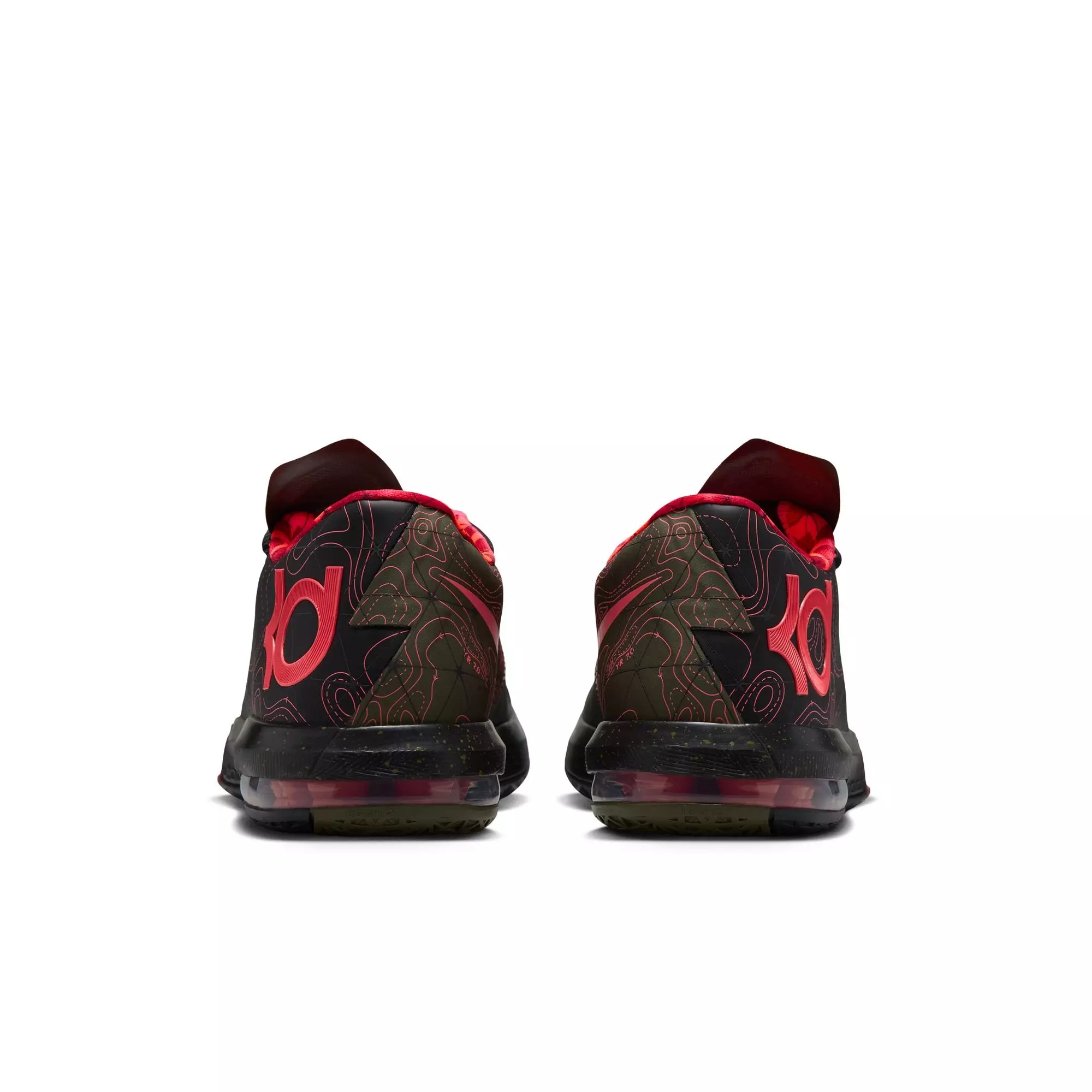 Nike KD 6 "Meteorology" Men's Shoe - BLACK/ATOMIC RED/MEDIUM OLIVE/NOBLE RED