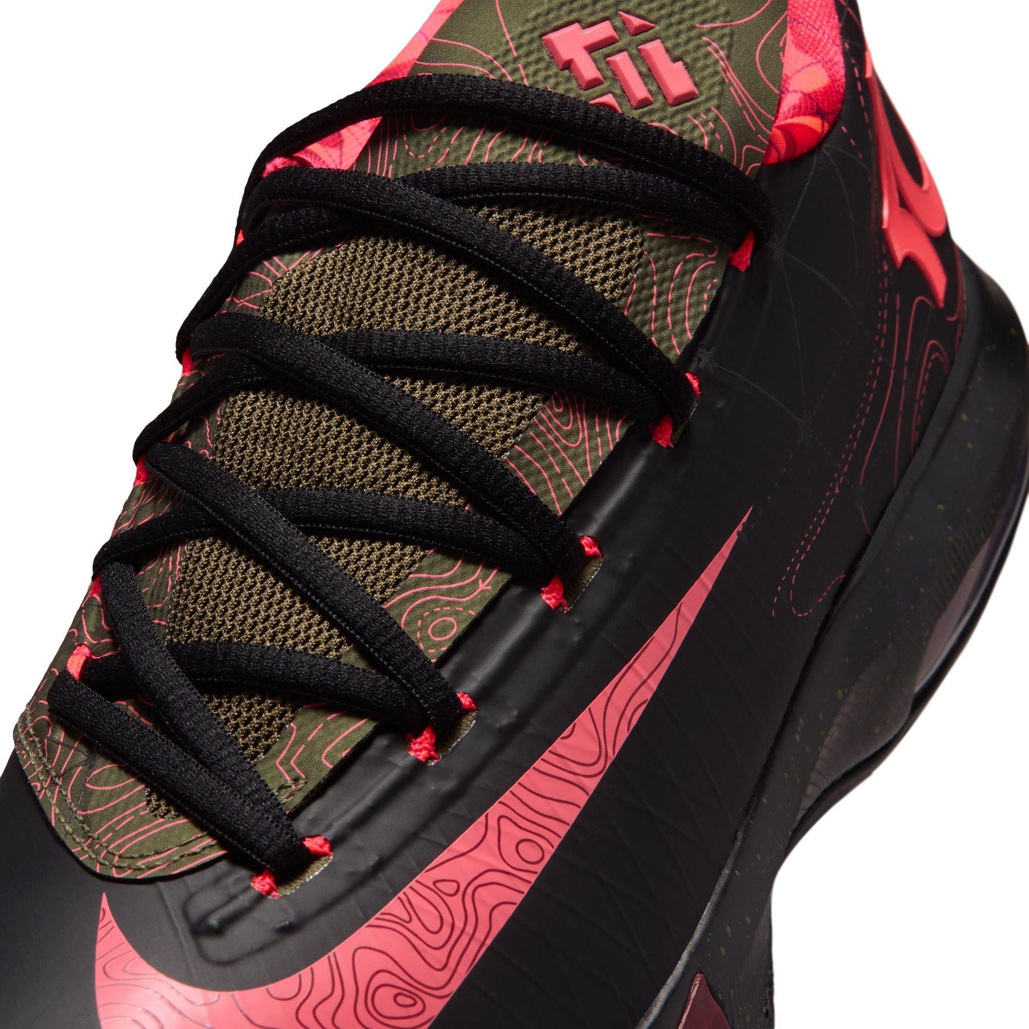 Nike KD 6 "Meteorology" Men's Shoe - BLACK/ATOMIC RED/MEDIUM OLIVE/NOBLE RED