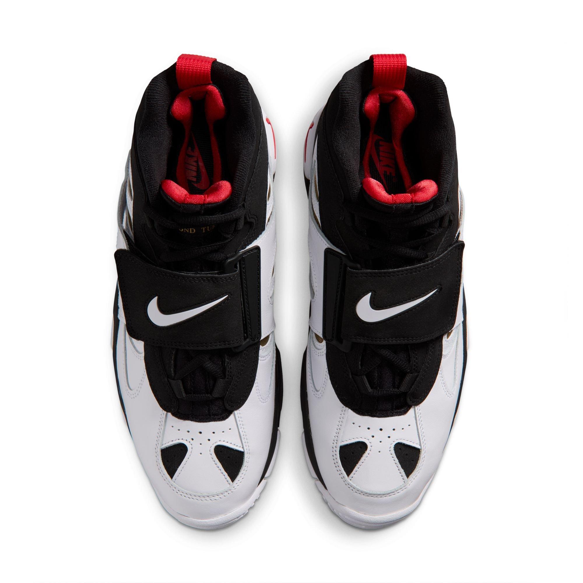 Nike Air Diamond Turf II "49ers" Men's Shoe - BLACK/WHITE/FIRE RED/METALLIC GOLD