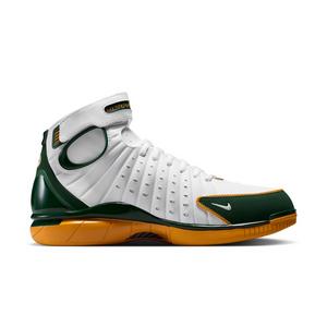 Nike Air Zoom Huarache 2K4 "Sue Bird" Men's Shoe - WHITE/DEEP FOREST/CANYON GOLD