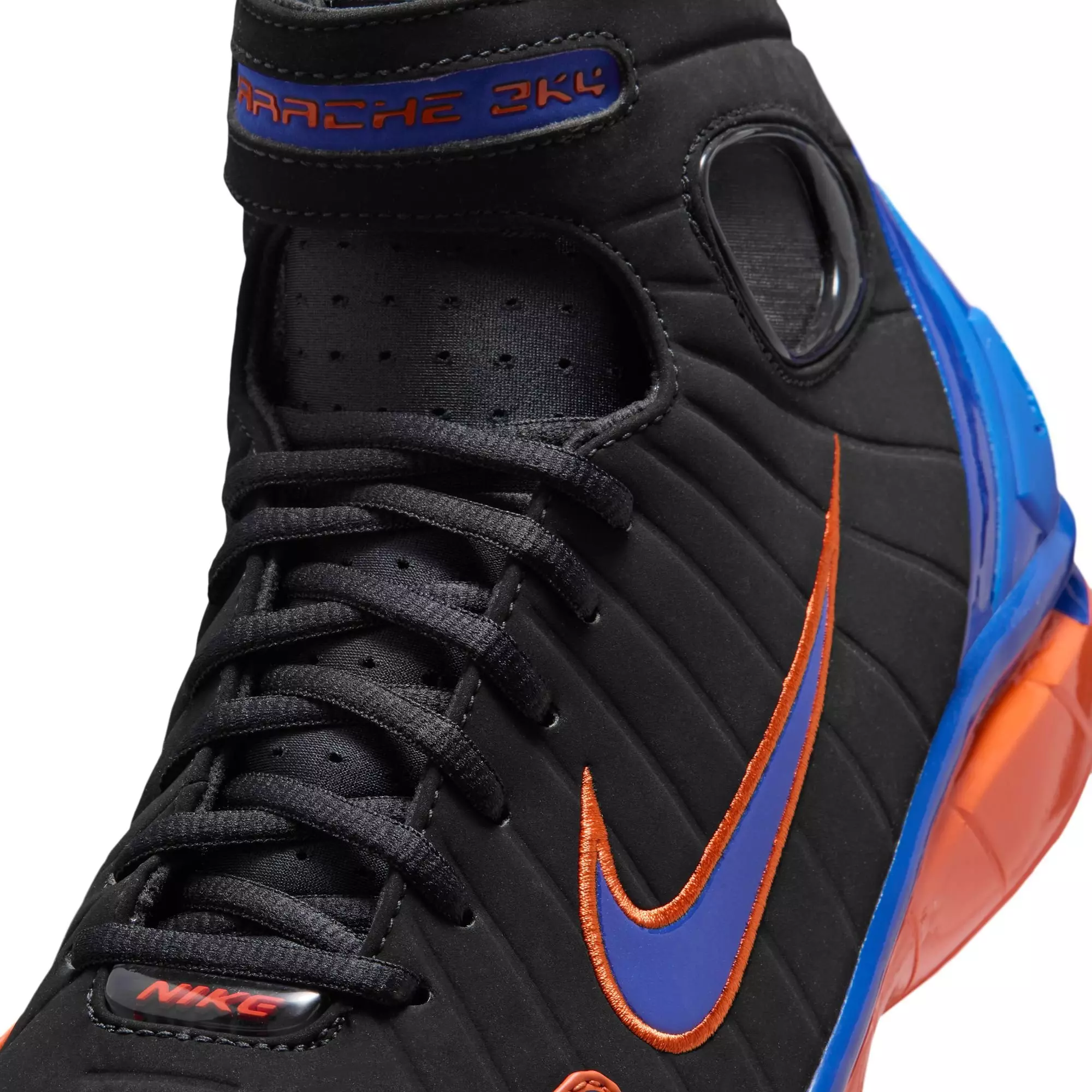 Nike Air Zoom Huarache 2K4 "Penny Hardaway" Men's Shoe - BLACK/VARSITY ROYAL/SAFETY ORANGE