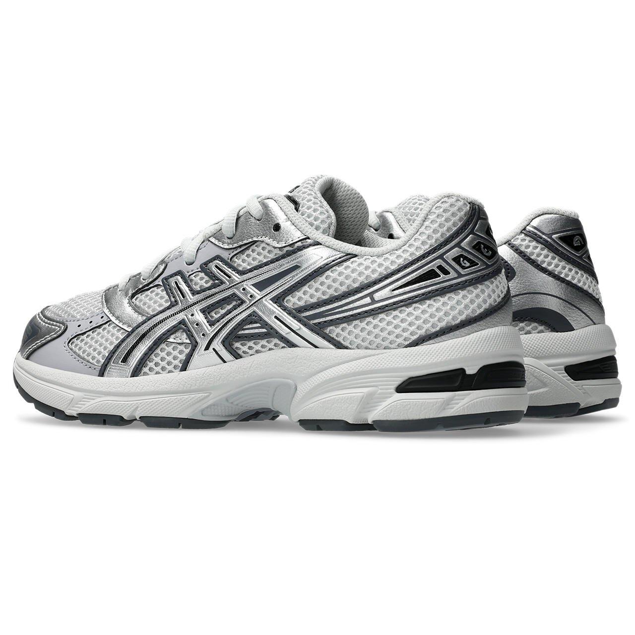 ASICS GEL-1130 "Glacier Grey/Pure Silver" Grade School Girls' Shoe - WHITE/SILVER Thumbnail View 5