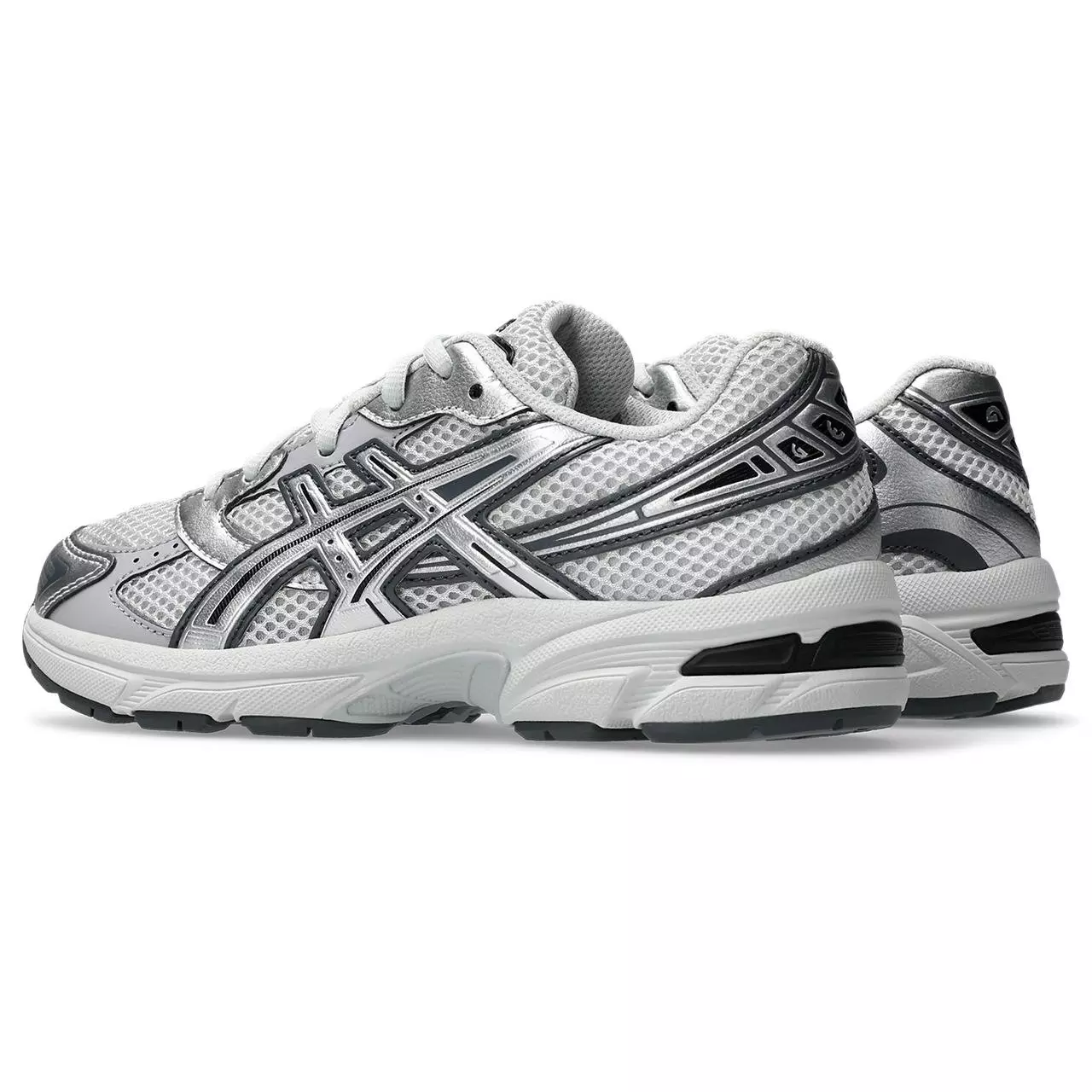 ASICS GEL-1130 "Glacier Grey/Pure Silver" Grade School Girls' Shoe - WHITE/SILVER
