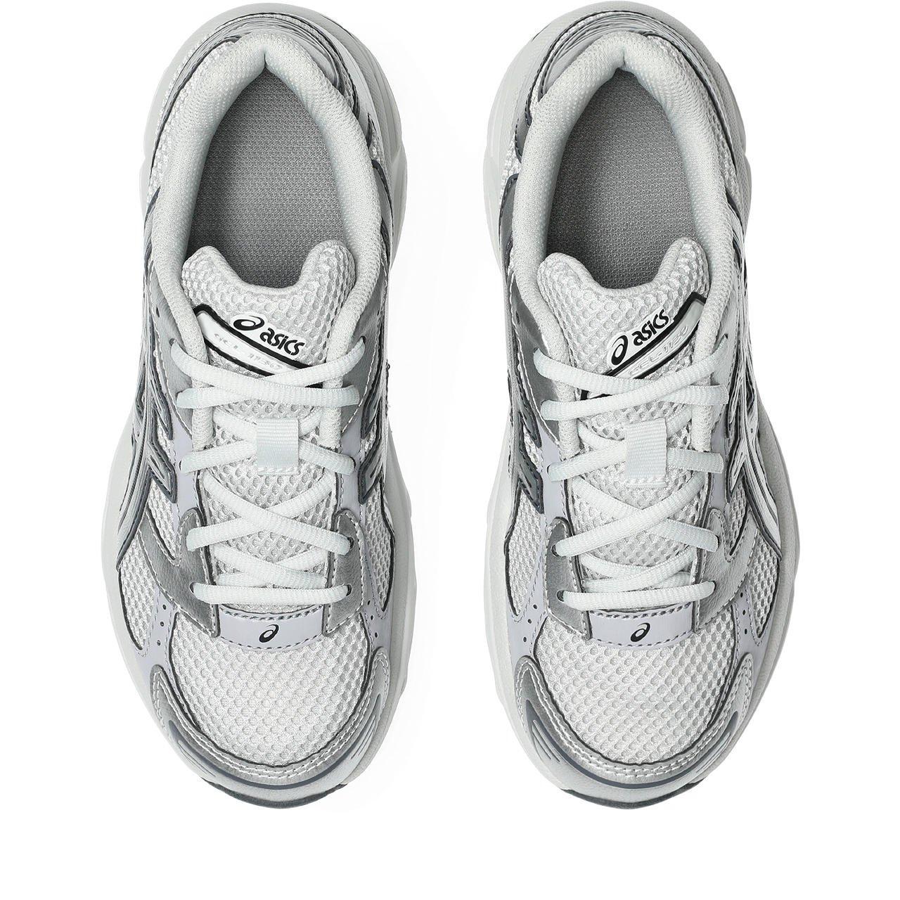 ASICS GEL-1130 "Glacier Grey/Pure Silver" Grade School Girls' Shoe - WHITE/SILVER Thumbnail View 7