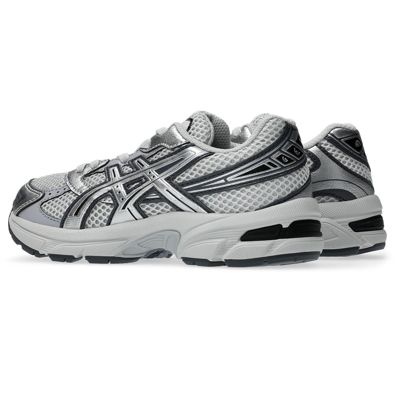 ASICS GEL-1130 "Glacier Grey/Pure Silver" Preschool Girls' Shoe - WHITE/SILVER Thumbnail View 5
