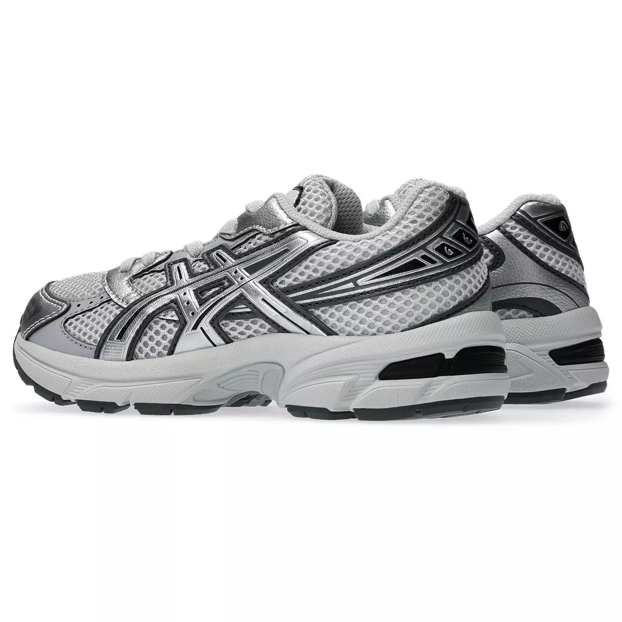 ASICS GEL-1130 "Glacier Grey/Pure Silver" Preschool Girls' Shoe - WHITE/SILVER