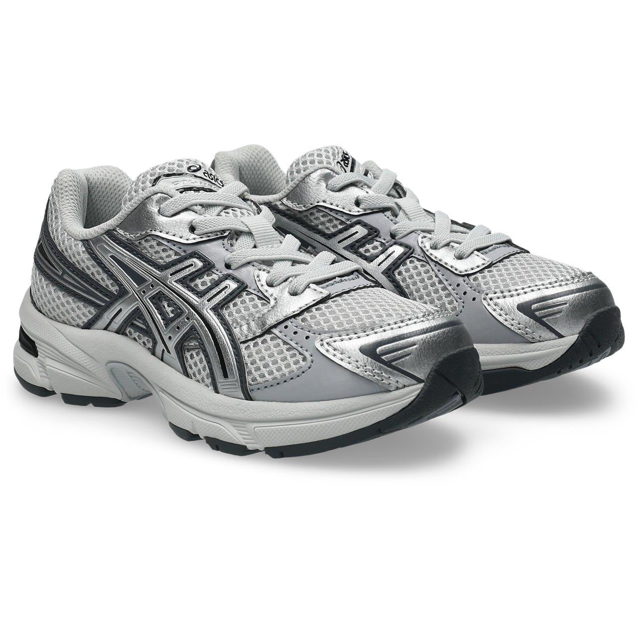ASICS GEL-1130 "Glacier Grey/Pure Silver" Preschool Girls' Shoe - WHITE/SILVER Thumbnail View 6
