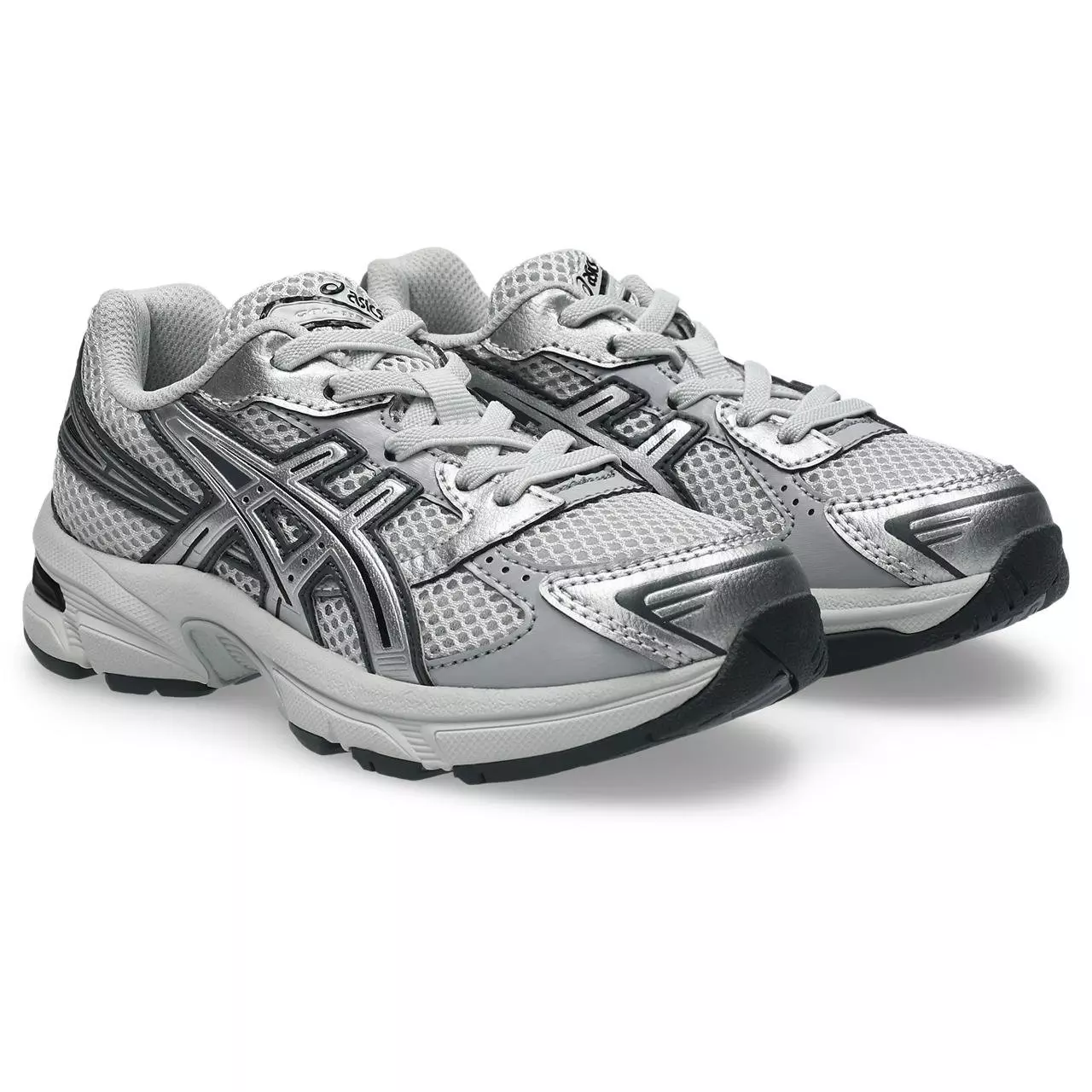 ASICS GEL-1130 "Glacier Grey/Pure Silver" Preschool Girls' Shoe - WHITE/SILVER