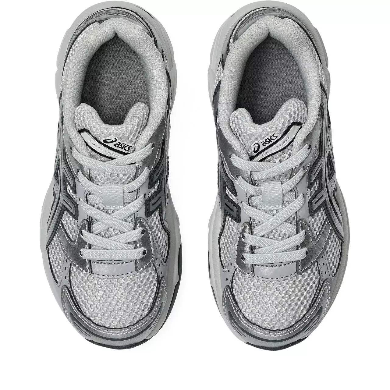 ASICS GEL-1130 "Glacier Grey/Pure Silver" Preschool Girls' Shoe - WHITE/SILVER