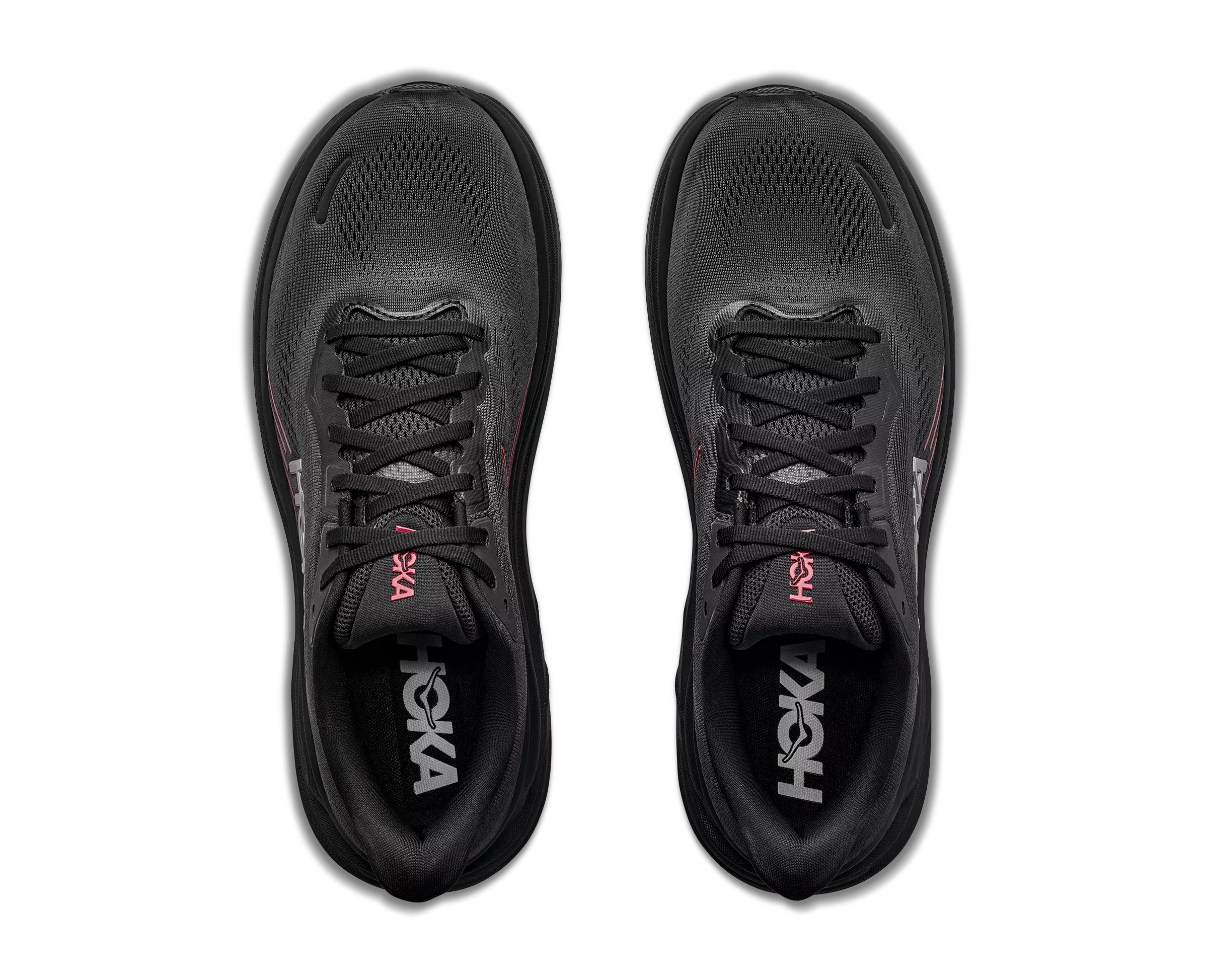 Hoka Clifton "Black/Red" Men's Running Shoe - BLACK/RED