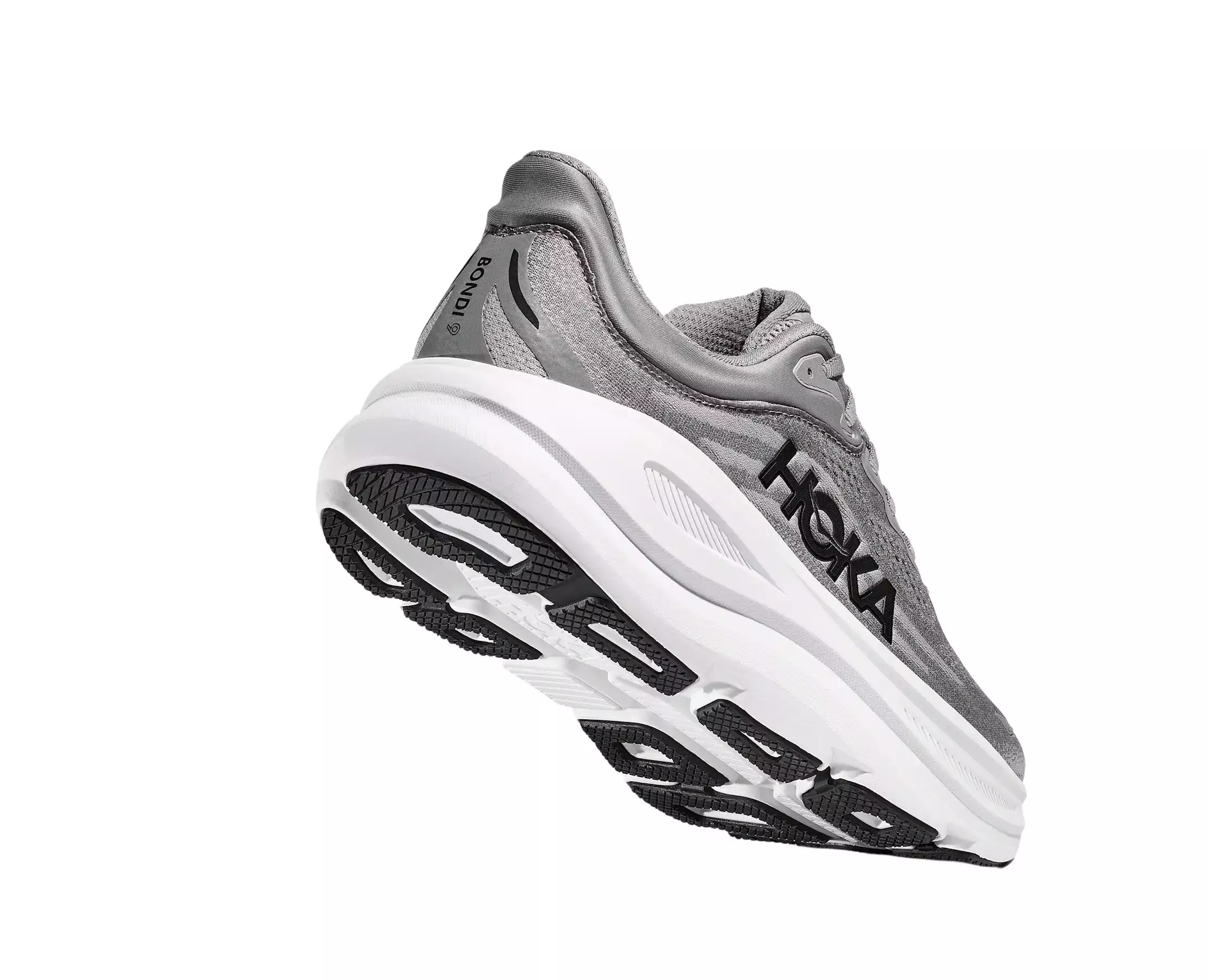 Hoka Bondi 9 "Galactic Grey/Stellar Grey" Men's Running Shoe - GREY/WHITE