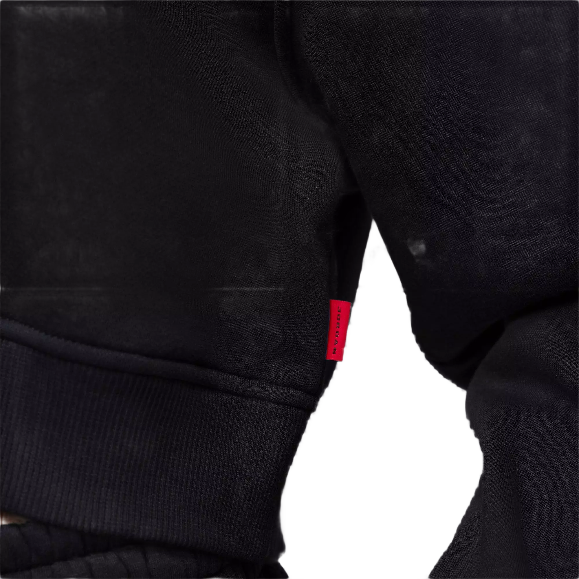Jordan Women's Brooklyn Fleece Cropped Pullover Hoodie - BLACK