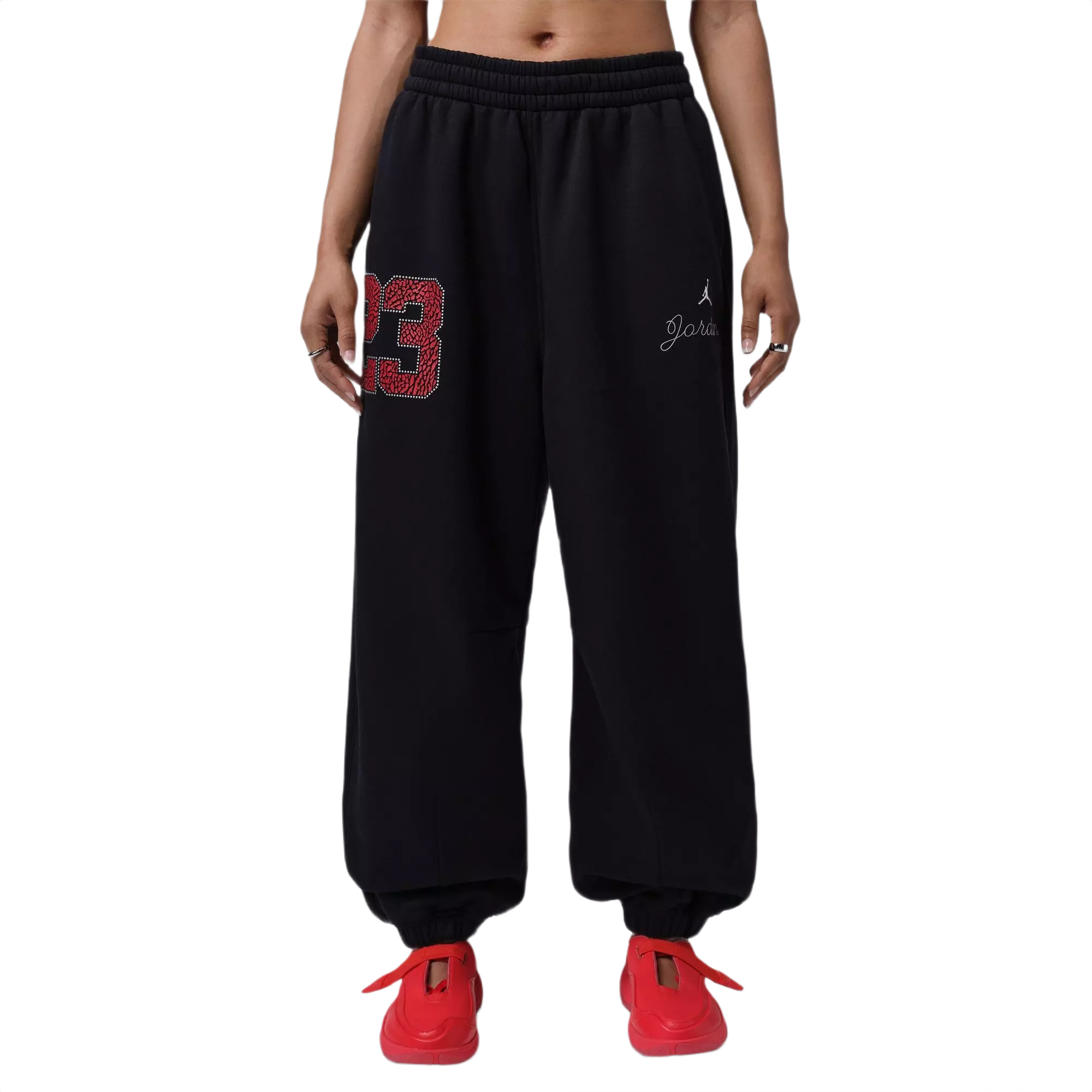Jordan Women's Brooklyn Fleece Jogger Pants - BLACK