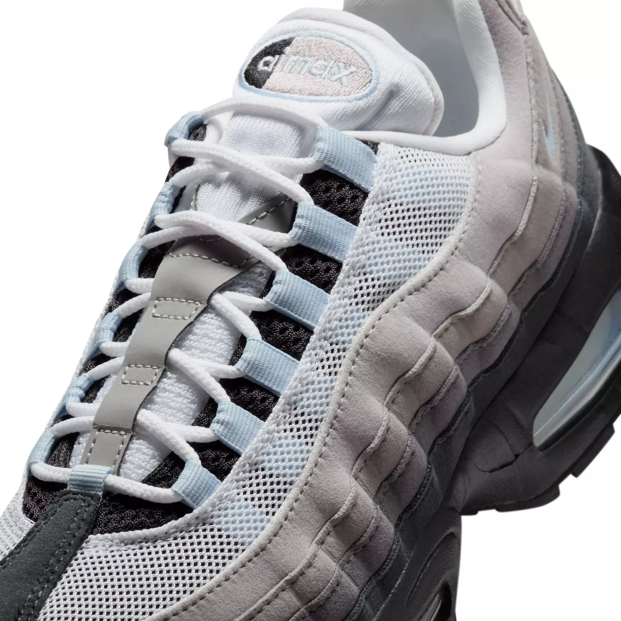 Nike Air Max 95 OG "Black/Blue Tint/White/Medium Grey" Women's Shoe - GREY/BLUE