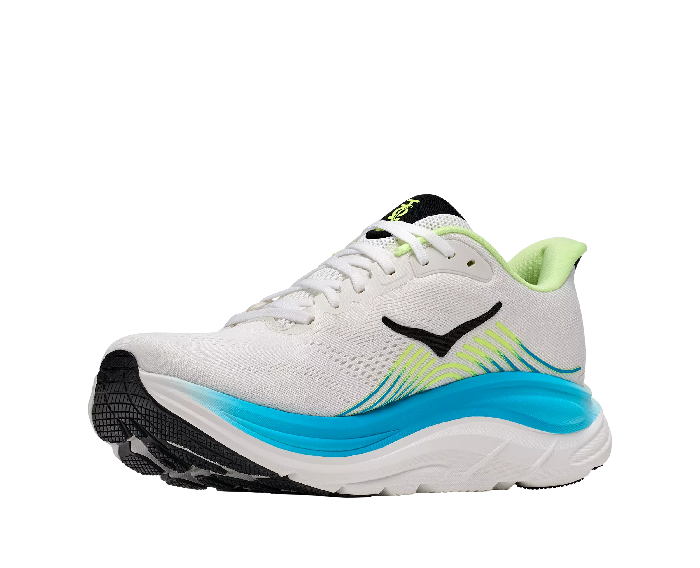 Hoka Clifton 11 "Frost/Black" Men's Running Shoe - WHITE/BLUE