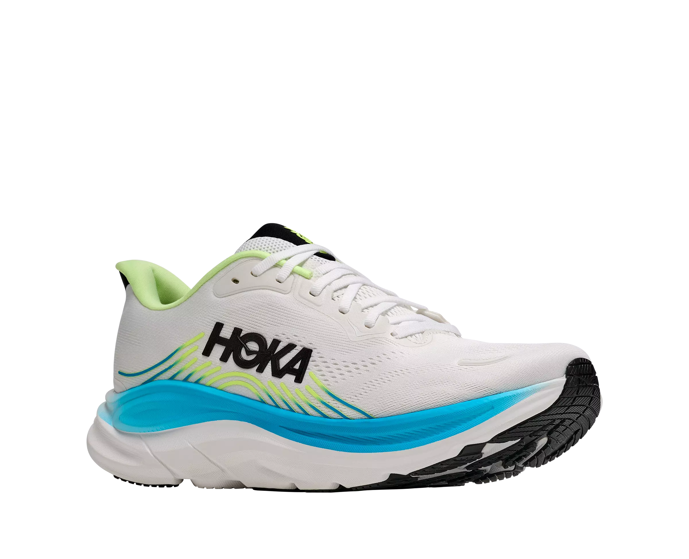 Hoka Clifton 11 "Frost/Black" Men's Running Shoe - WHITE/BLUE