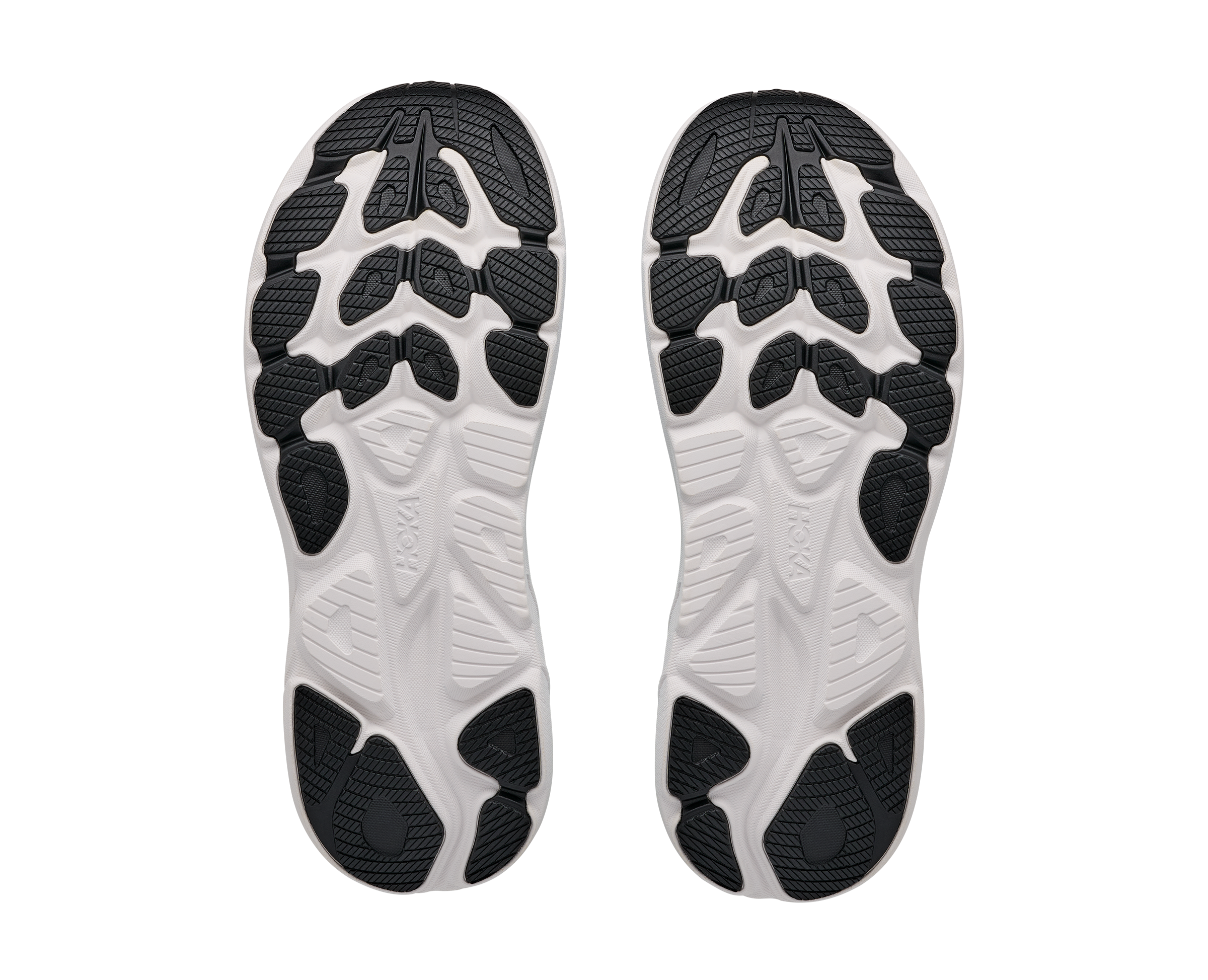 Hoka Clifton 11 "Frost/Black" Men's Running Shoe - WHITE/BLUE Thumbnail View 8