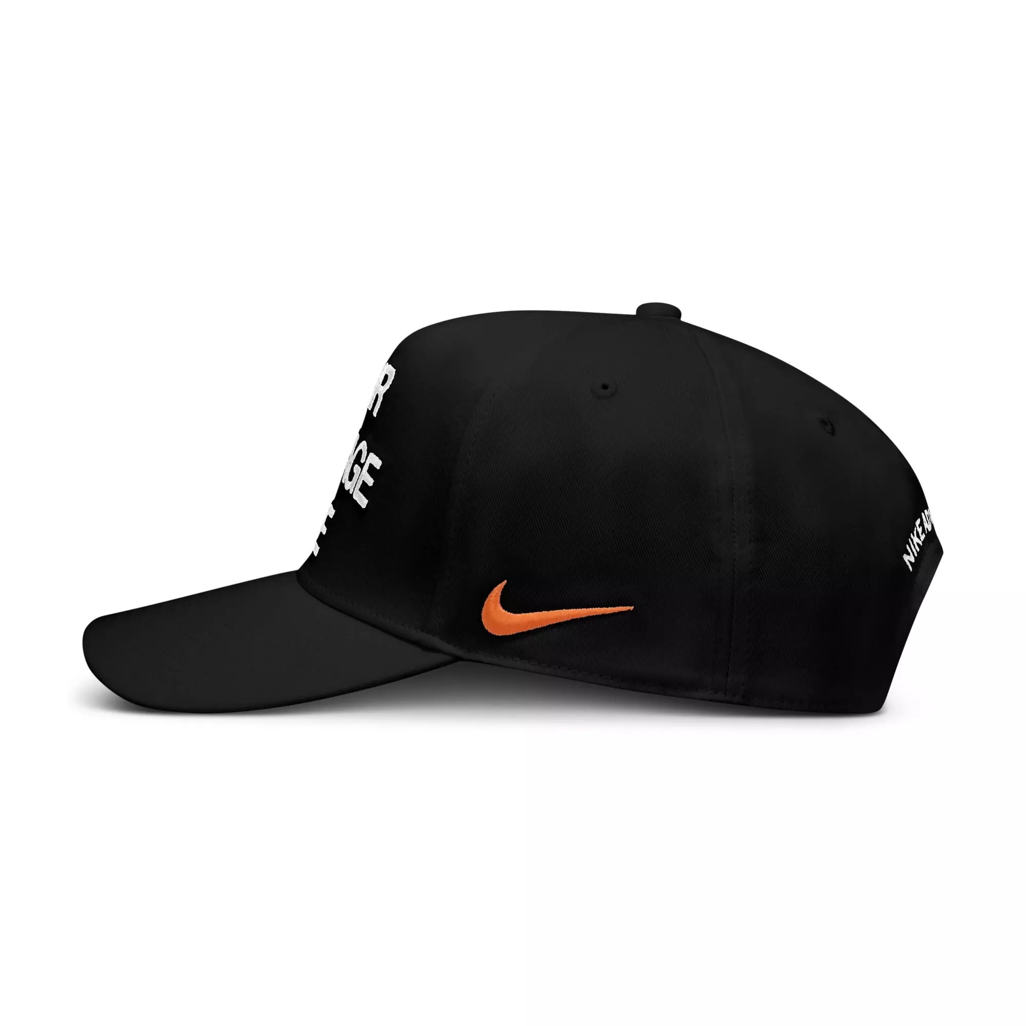 Nike Rise A-Frame Snapback Hat-Black - BLACK
