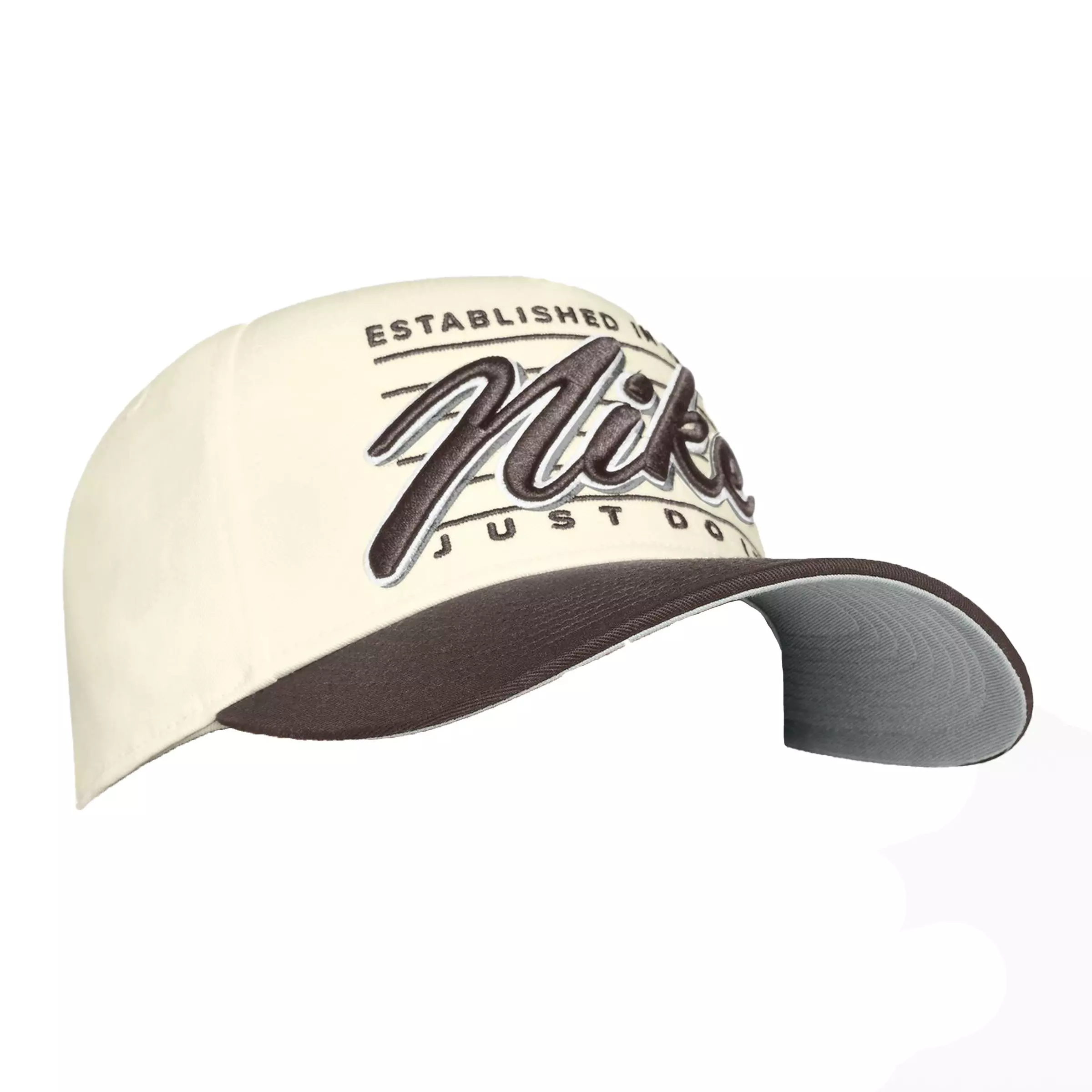 Nike Rise Cap A-Frame Snapback Hat-Cream - CREAM