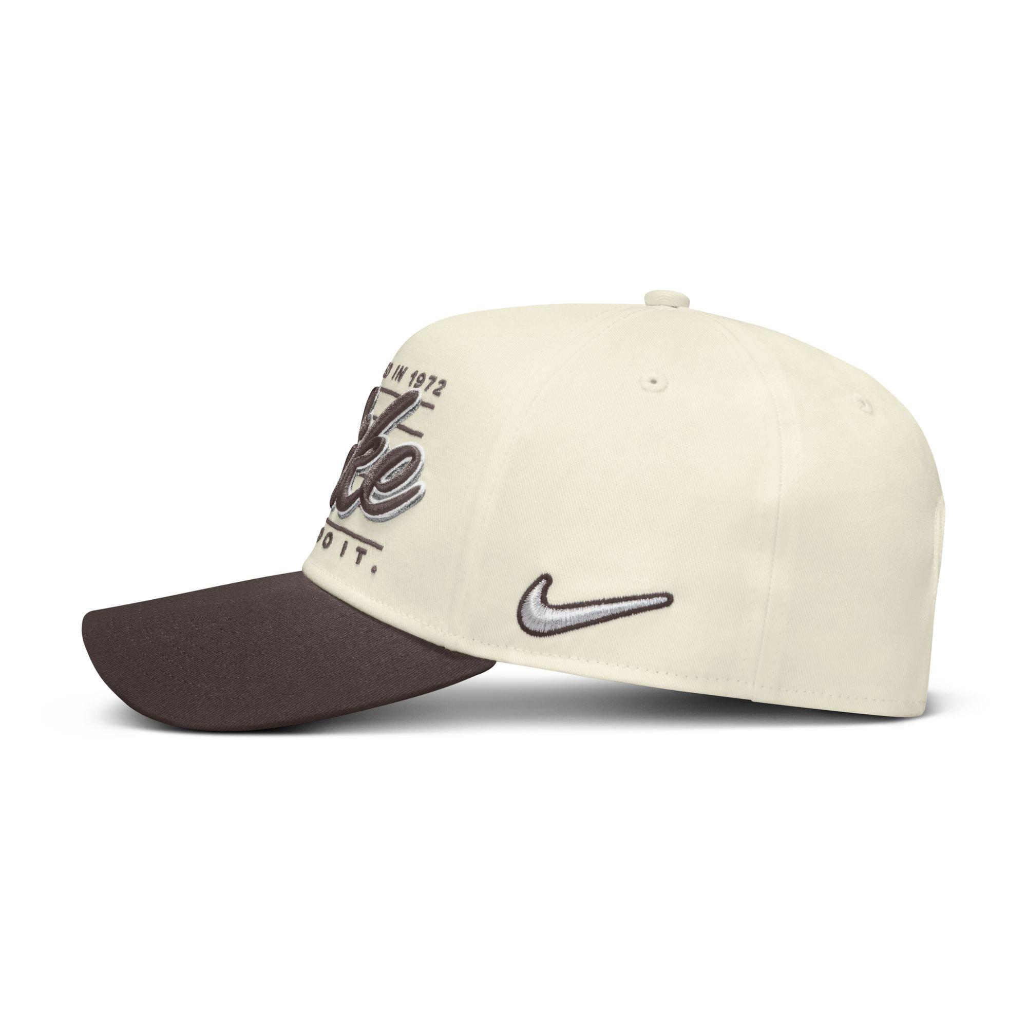Nike Rise Cap A-Frame Cream Snapback Hat
