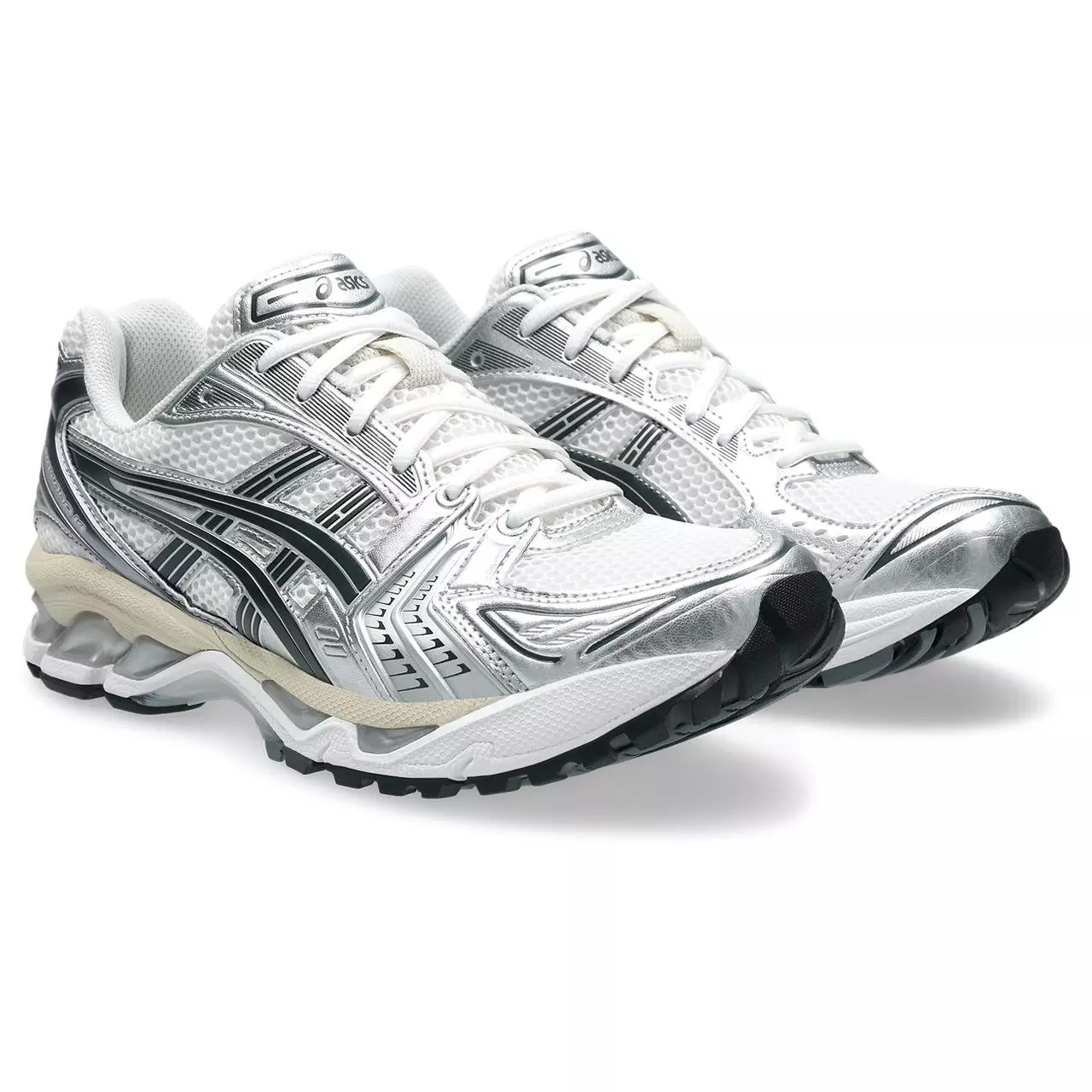 ASICS GEL-KAYANO 14 "White/Graphite Grey" Unisex Shoe - WHITE/BLACK/SILVER