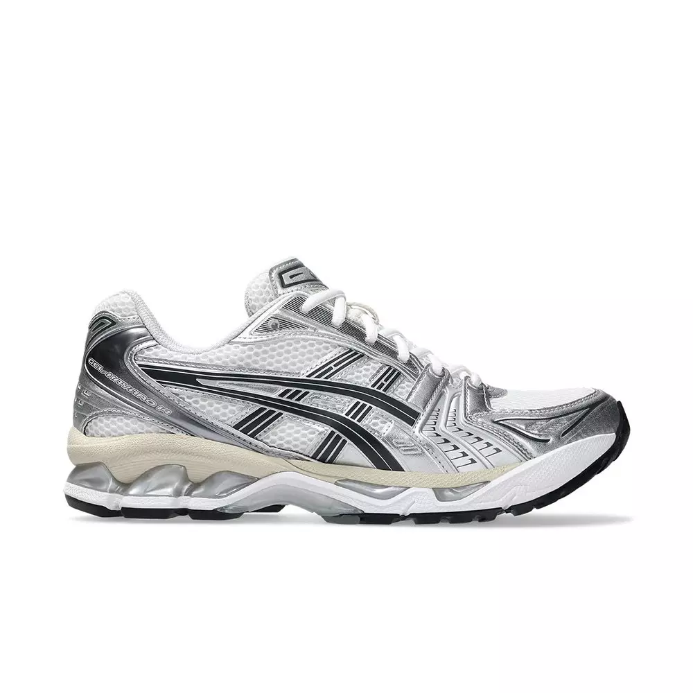 ASICS GEL-KAYANO 14 "White/Graphite Grey" Unisex Shoe - WHITE/BLACK/SILVER