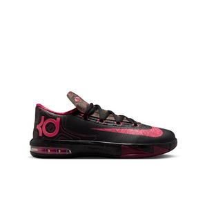 Nike KD 6 "Meteorology" Grade School Kids' Shoe - BLACK/ATOMIC RED/MEDIUM OLIVE/NOBLE RED
