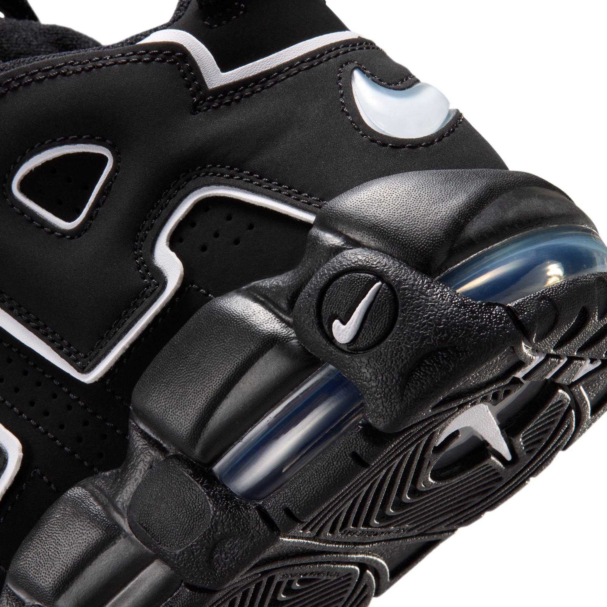 Nike Air More Uptempo '96 "Black/White" Grade School Kids' Shoe - BLACK/WHITE