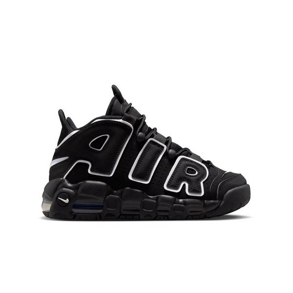 Nike Air More Uptempo '96 "Black/White" Grade School Kids' Shoe - BLACK/WHITE