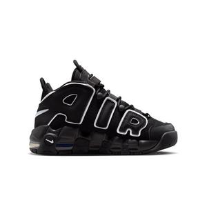 Nike Air More Uptempo '96 "Black/White" Grade School Kids' Shoe - BLACK/WHITE