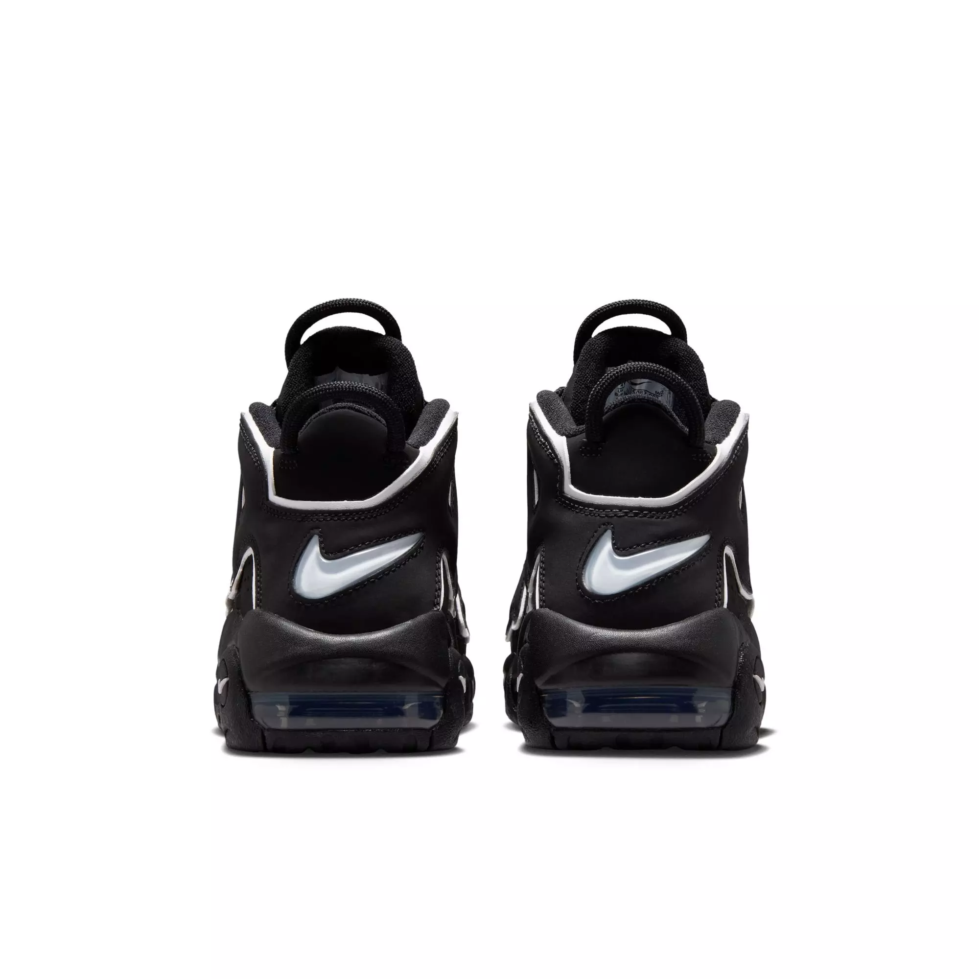 Nike Air More Uptempo '96 "Black/White" Grade School Kids' Shoe - BLACK/WHITE