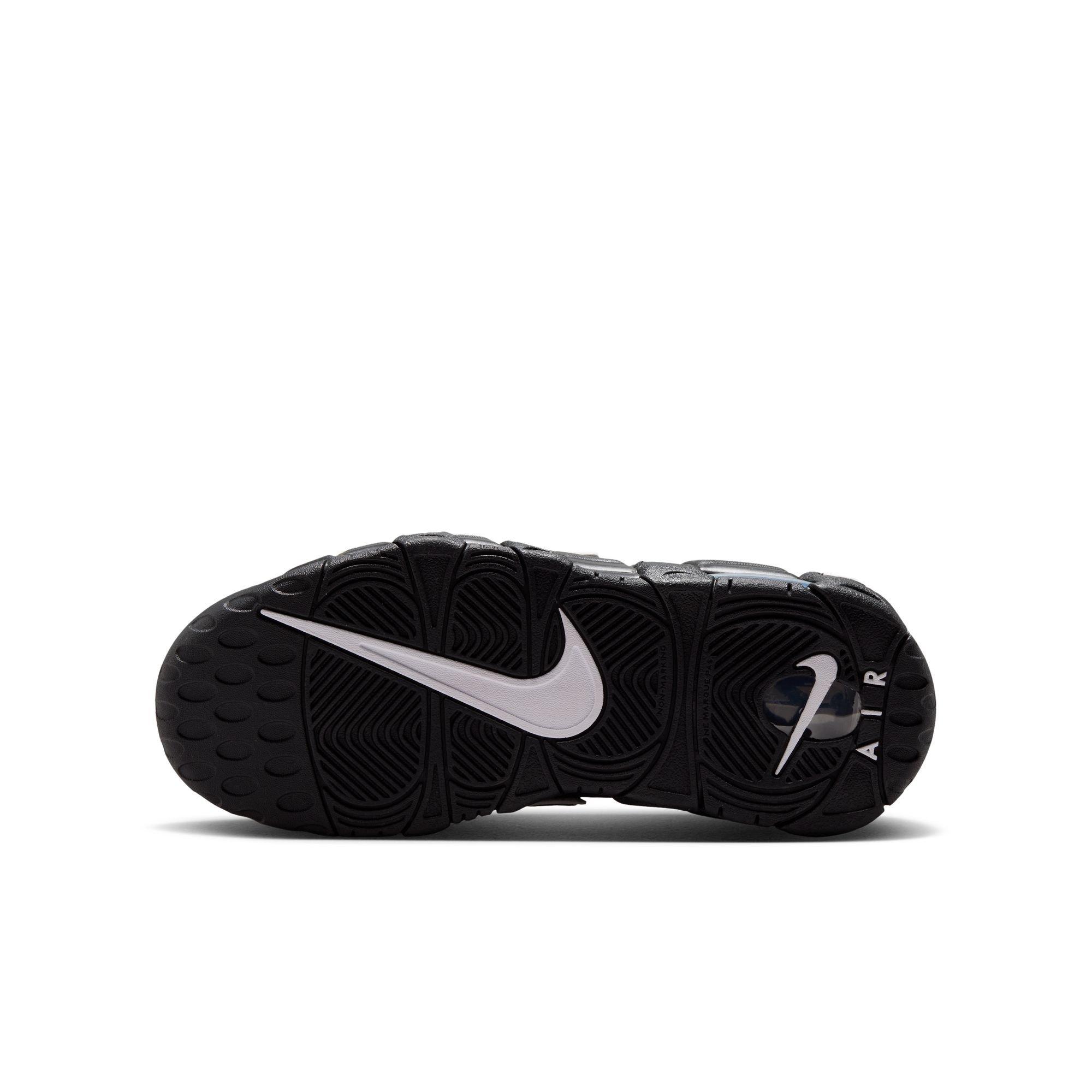 Nike Air More Uptempo '96 "Black/White" Grade School Kids' Shoe - BLACK/WHITE