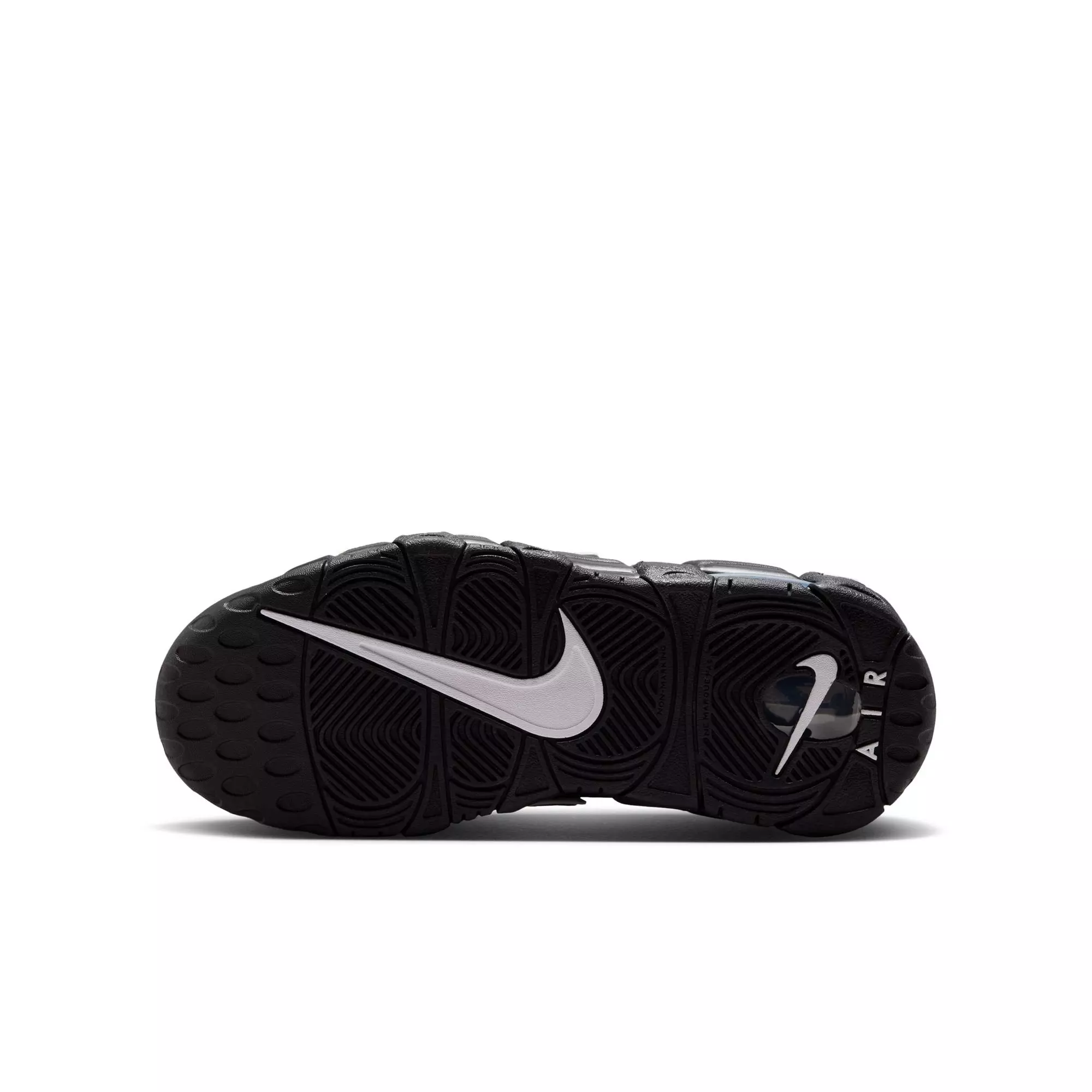 Nike Air More Uptempo '96 "Black/White" Grade School Kids' Shoe - BLACK/WHITE