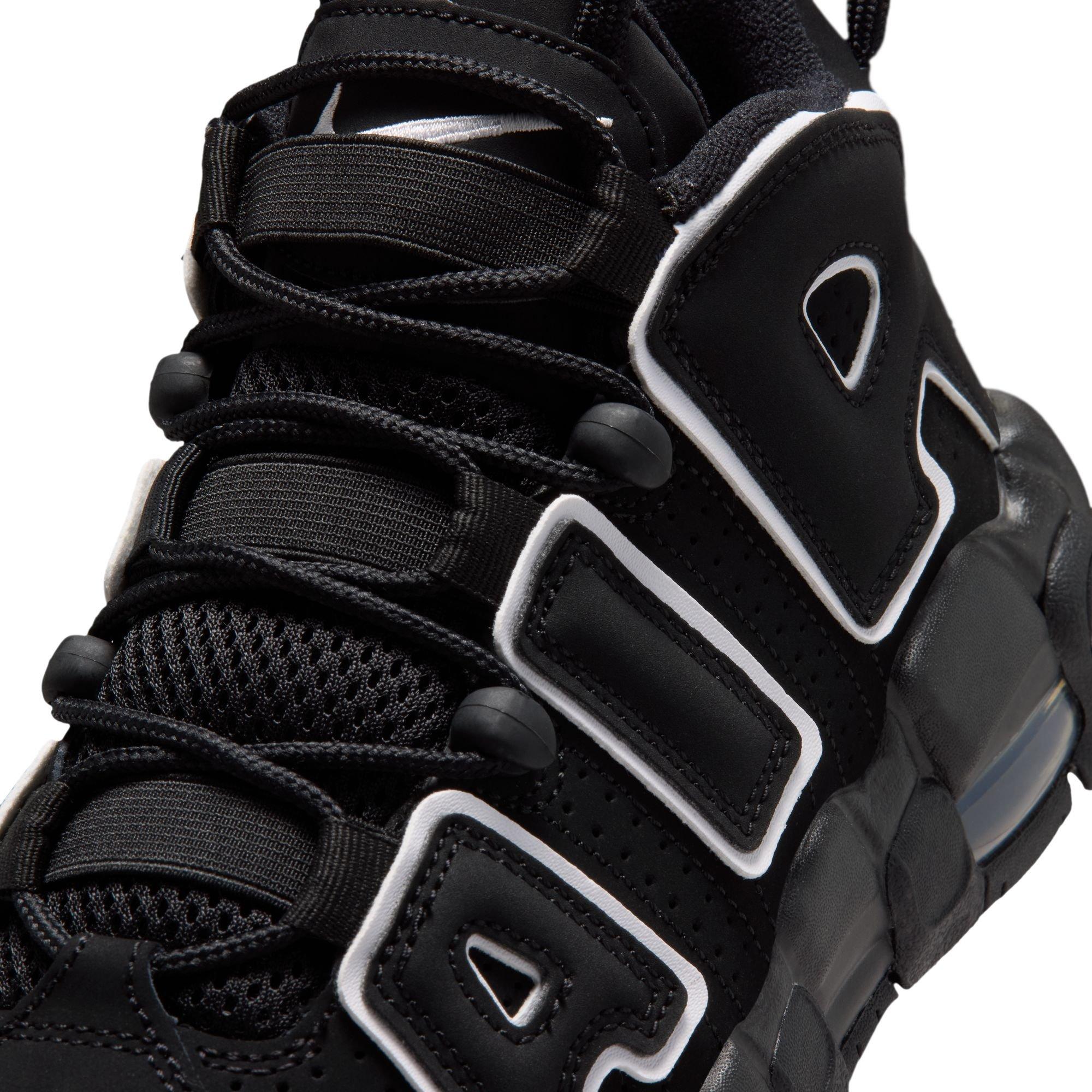 Nike Air More Uptempo '96 "Black/White" Grade School Kids' Shoe - BLACK/WHITE