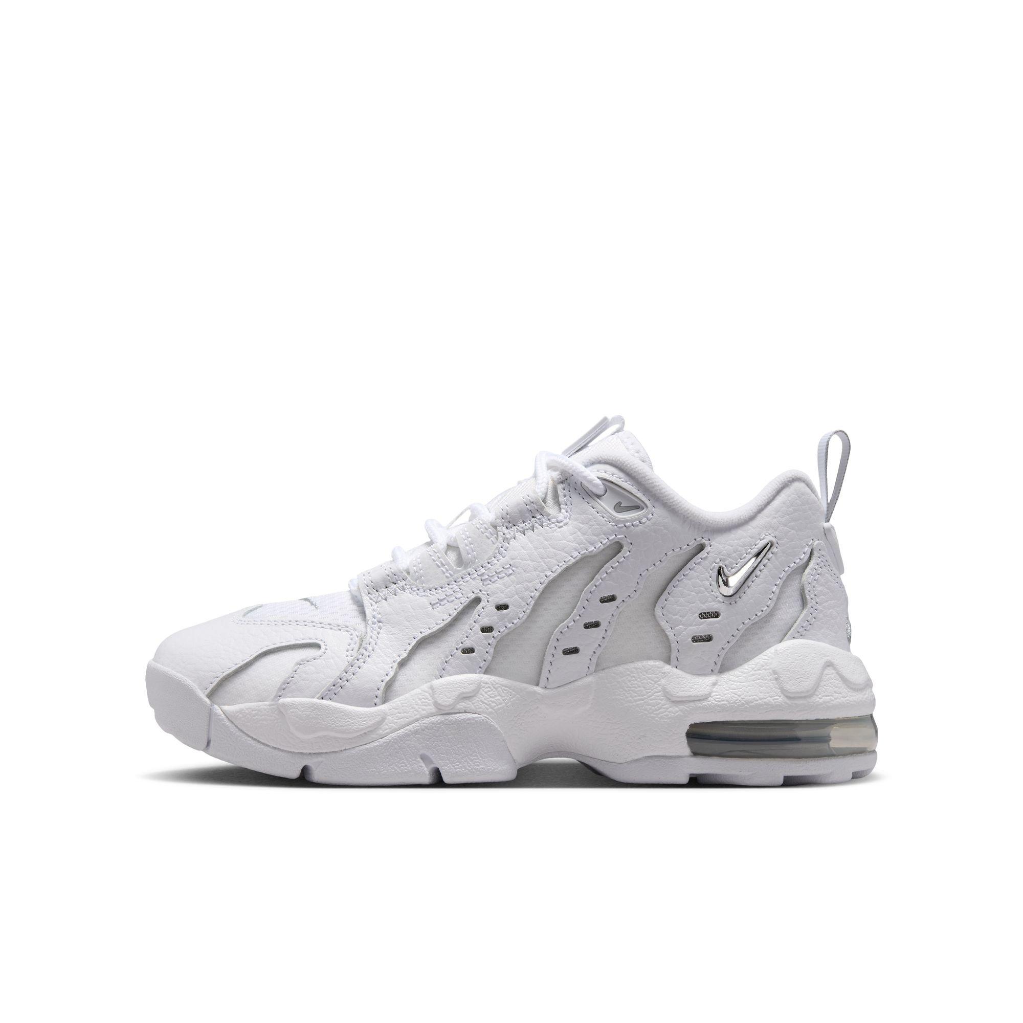 Nike Air DT Max '96 Low "White/Metallic Silver" Grade School Kids' Shoe - WHITE/METALLIC SILVER