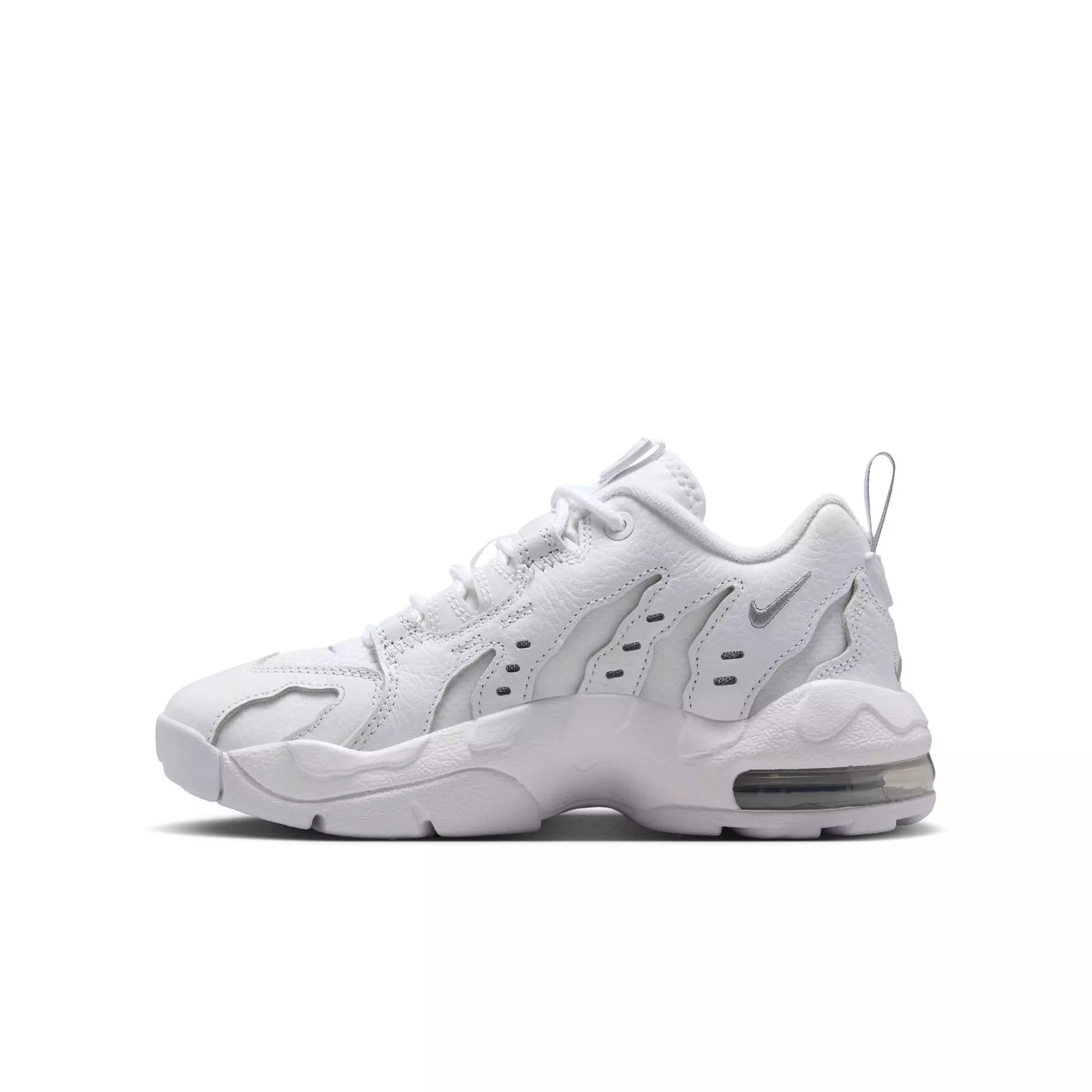 Nike Air DT Max '96 Low "White/Metallic Silver" Grade School Kids' Shoe - WHITE/METALLIC SILVER