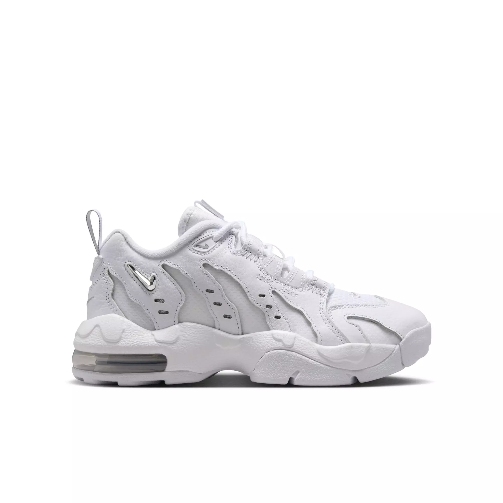 Nike Air DT Max '96 Low "White/Metallic Silver" Grade School Kids' Shoe - WHITE/METALLIC SILVER