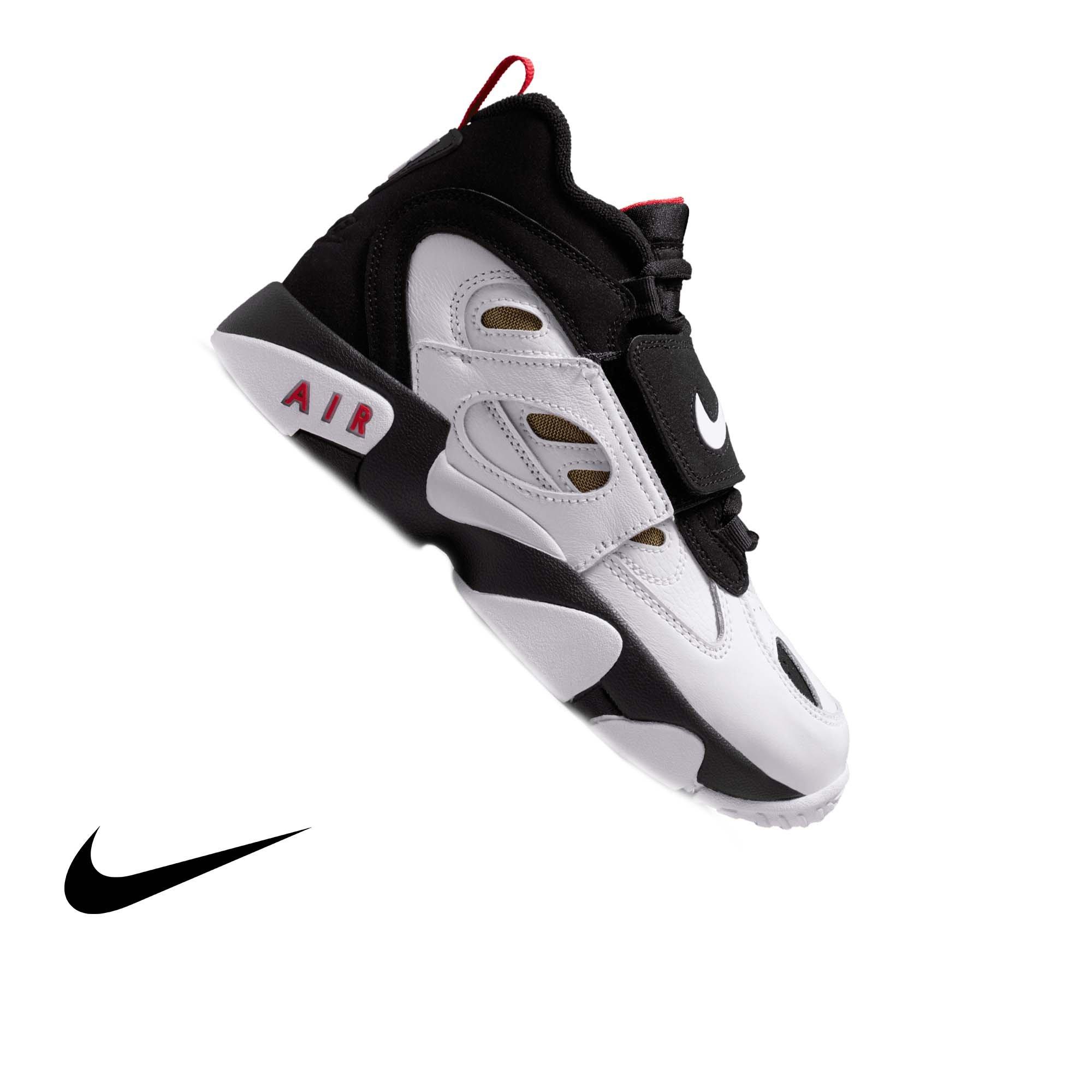 Nike Air Diamond Turf II "49ers" Grade School Kids' Shoe - BLACK/WHITE/FIRE RED/METALLIC GOLD