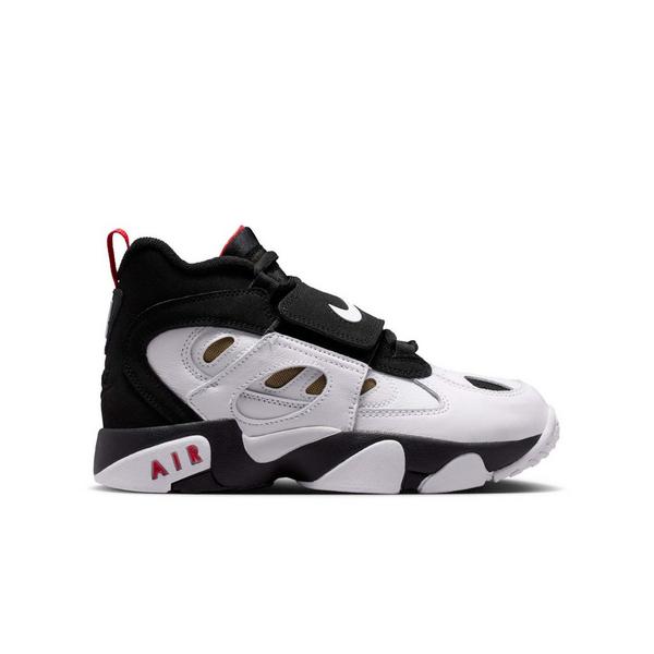 Nike Air Diamond Turf II "49ers" Grade School Kids' Shoe - BLACK/WHITE/FIRE RED/METALLIC GOLD