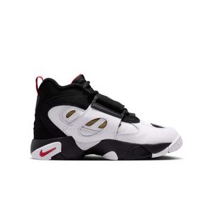 Nike Air Diamond Turf II "49ers" Grade School Kids' Shoe - BLACK/WHITE/FIRE RED/METALLIC GOLD