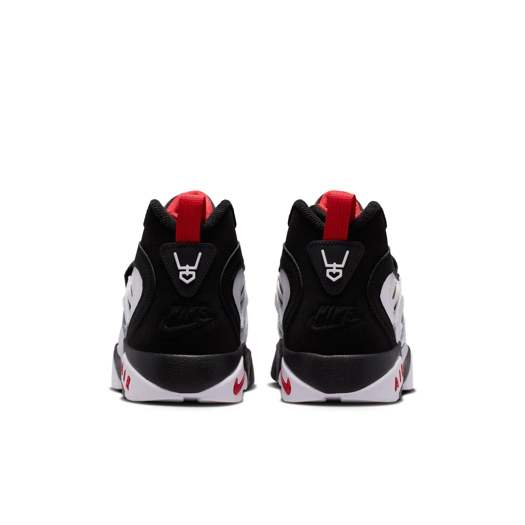 Nike Air Diamond Turf II "49ers" Grade School Kids' Shoe - BLACK/WHITE/FIRE RED/METALLIC GOLD