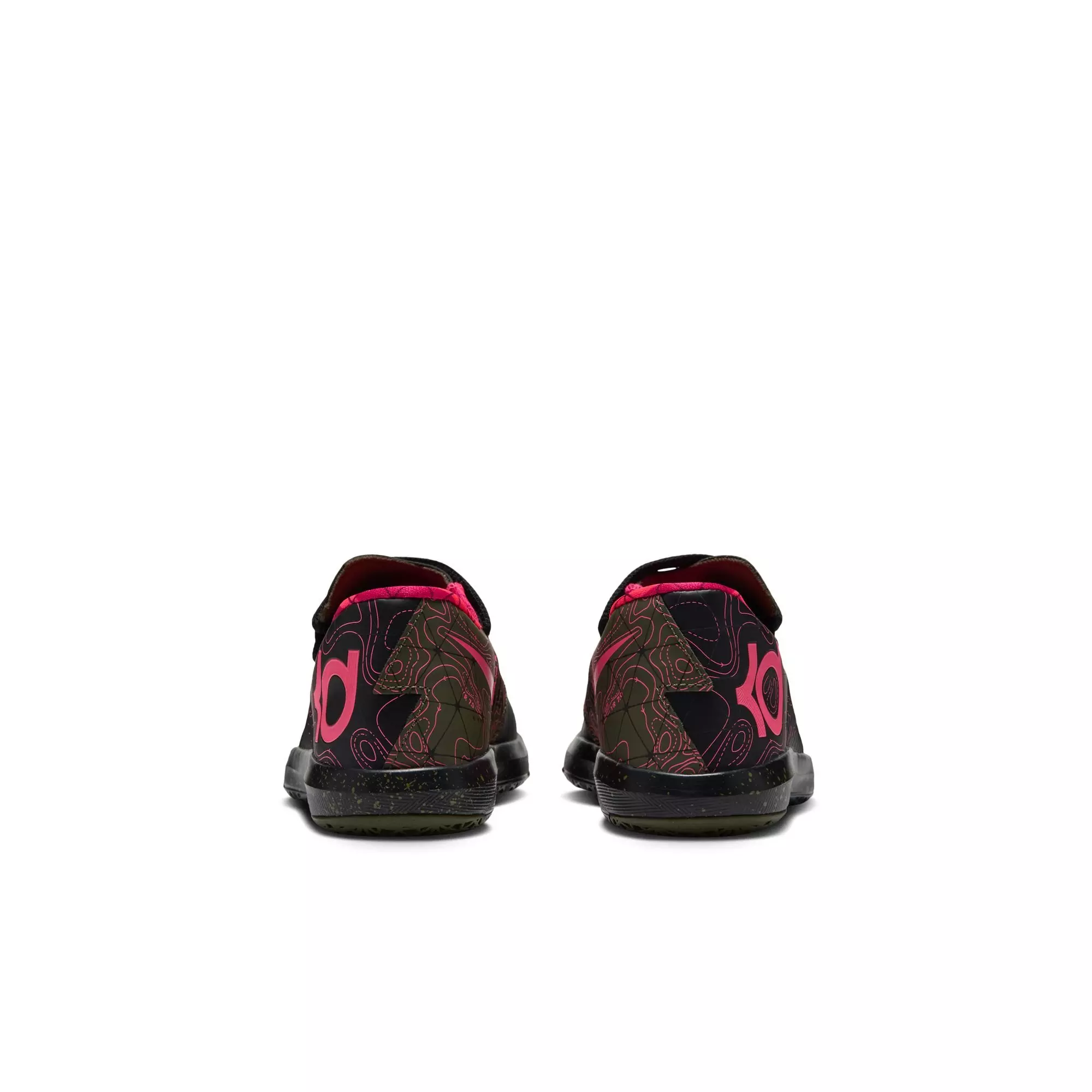 Nike KD 6 "Meteorology" Preschool Kids' Shoe - BLACK/ATOMIC RED/MEDIUM OLIVE/NOBLE RED