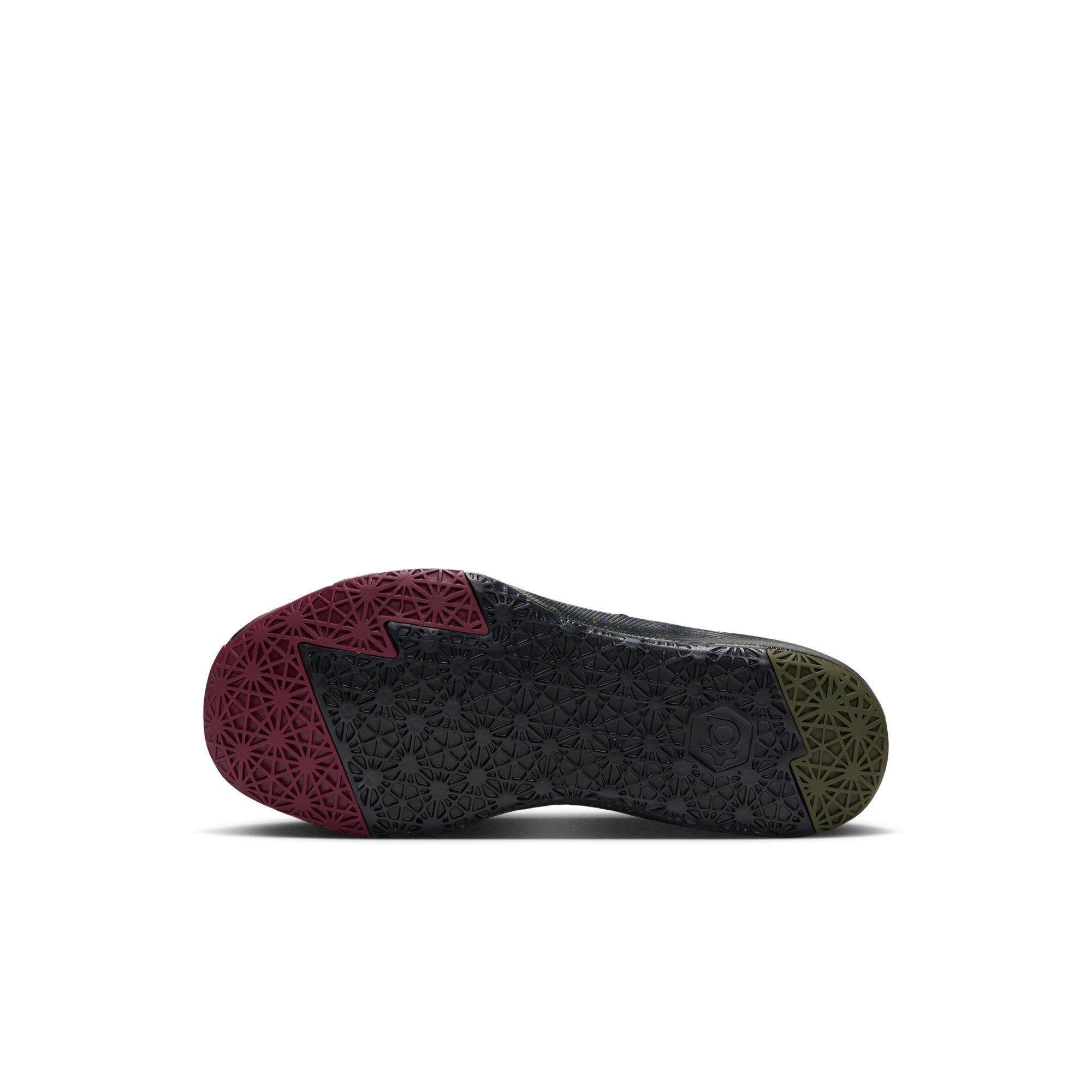 Nike KD 6 "Meteorology" Preschool Kids' Shoe - BLACK/ATOMIC RED/MEDIUM OLIVE/NOBLE RED